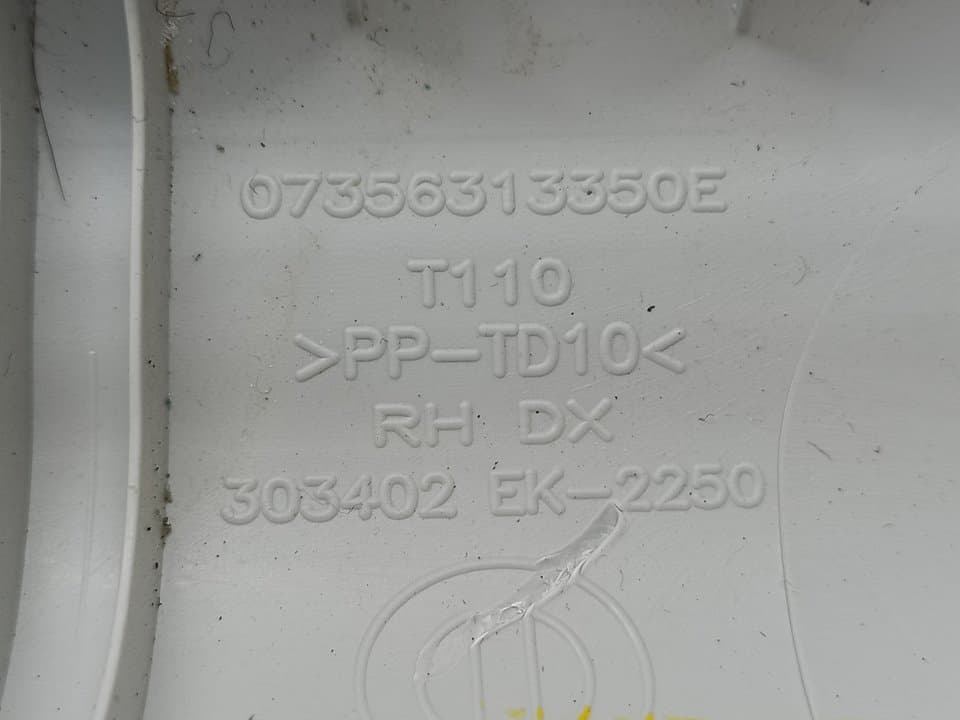 Recambio FIAT TIPO II (356) SEDAN ref. 07356313350E 2