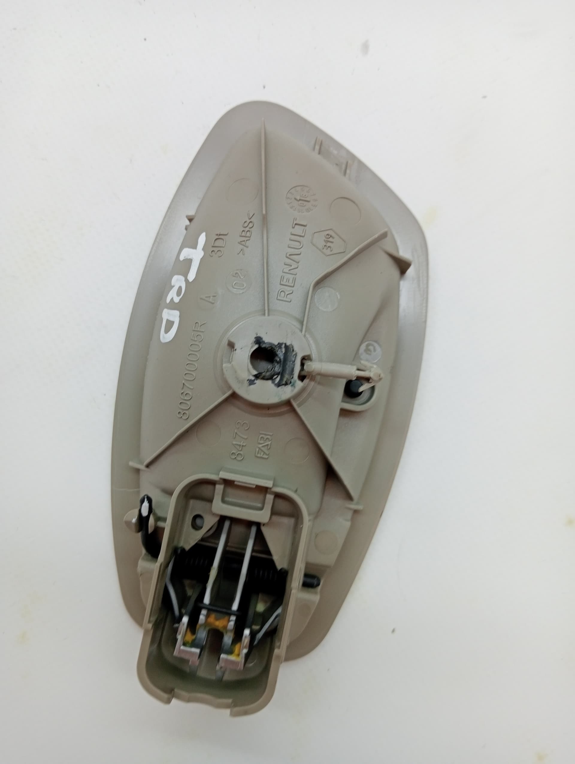 Maneta interior trasera derecha RENAULT LAGUNA III 3