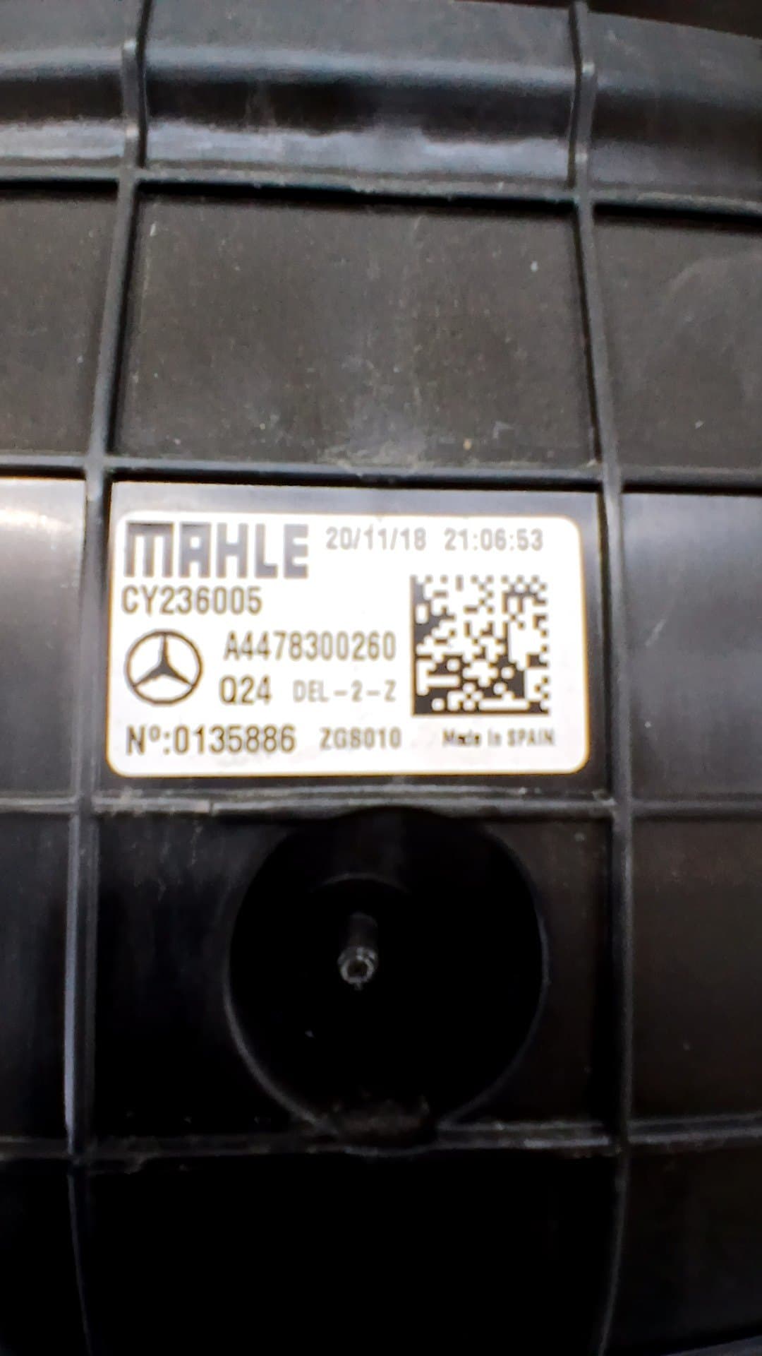 Mueble interior calefaccion MERCEDES-BENZ VITO 4