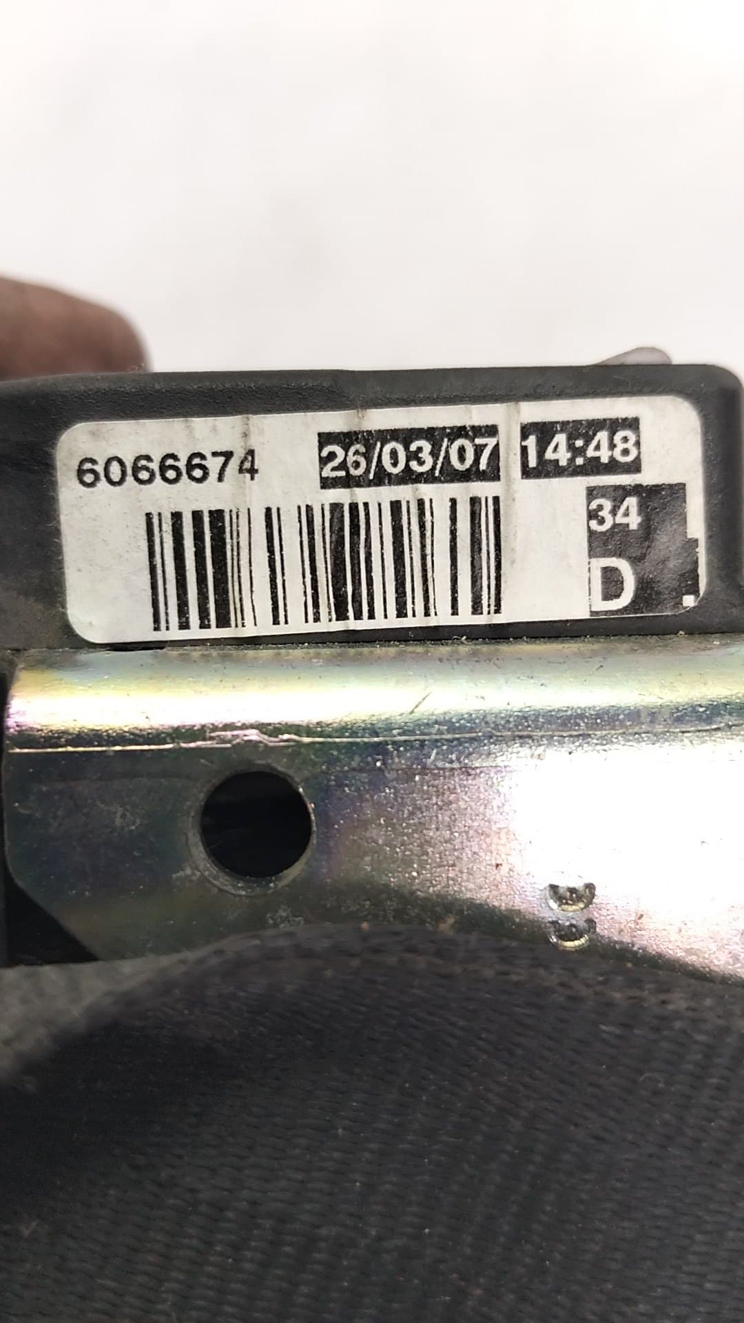 Cinturon seguridad delantero derecho SEAT IBIZA (6L1) 2