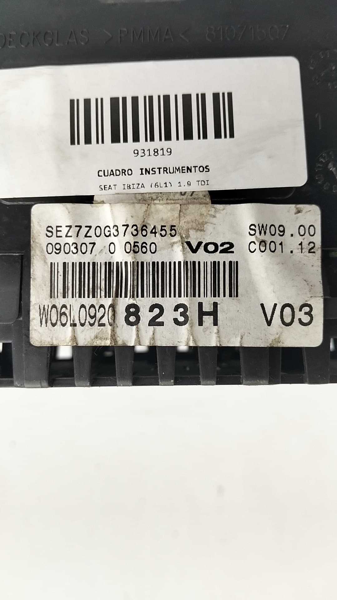 Cuadro instrumentos SEAT IBIZA (6L1) 3