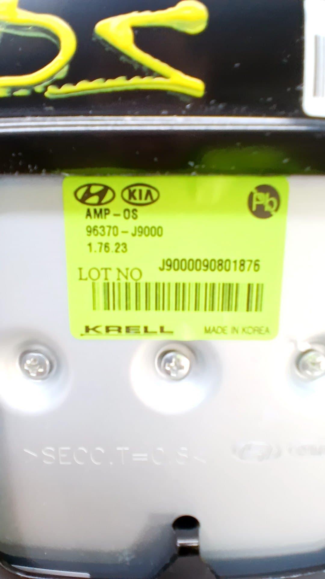 Recambio HYUNDAI KONA ref. 96370J9000 2
