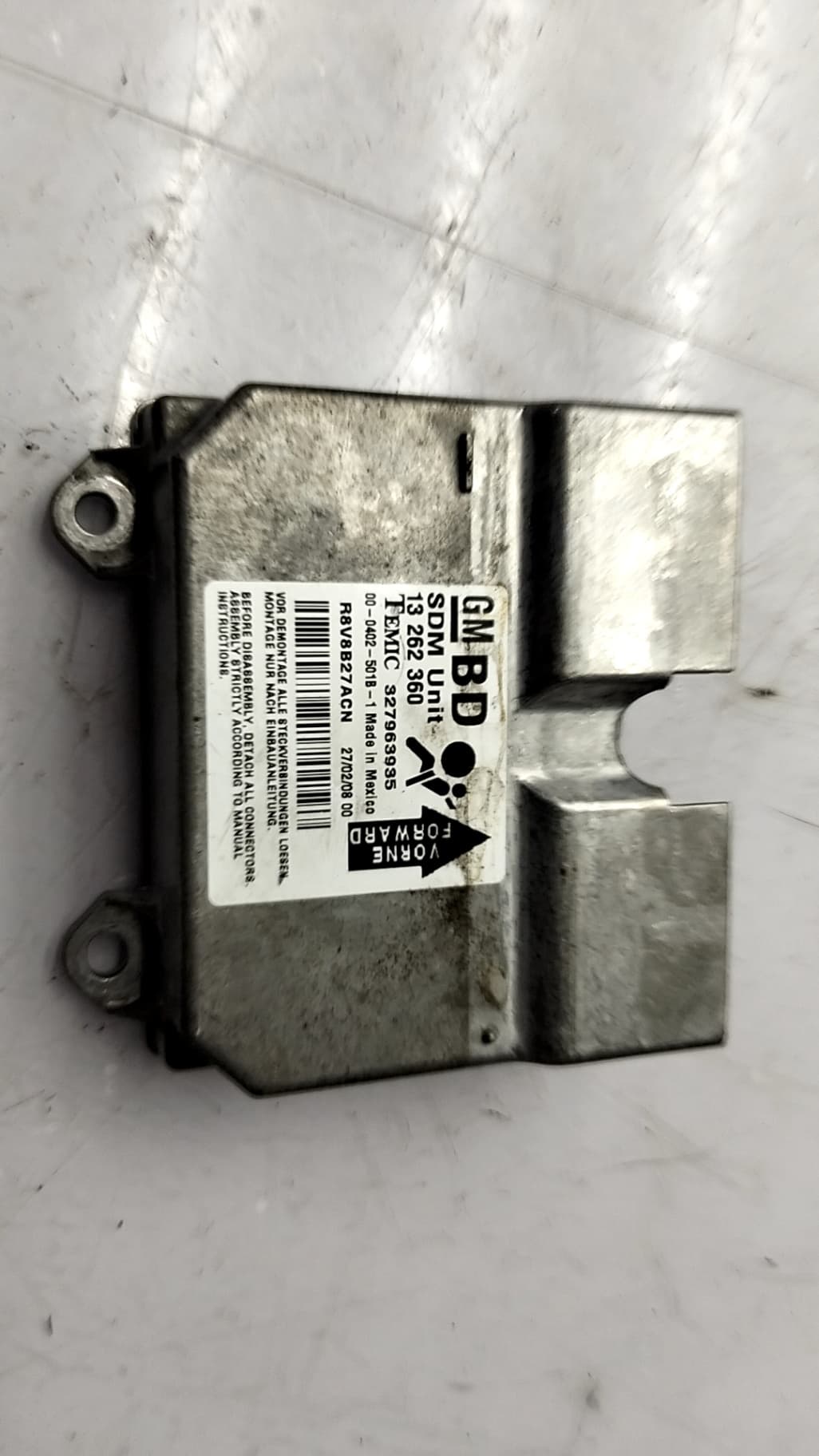 Centralita airbag OPEL CORSA D 4