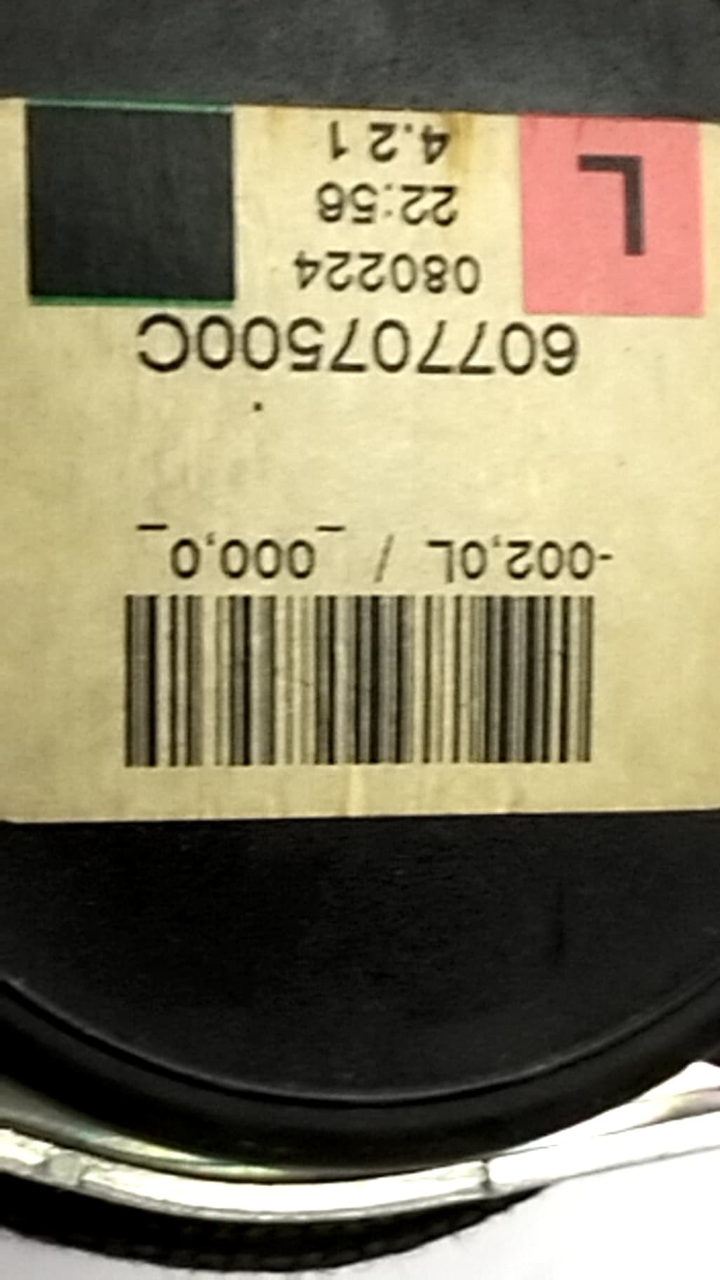 Cinturon seguridad delantero izquierdo OPEL CORSA D 2