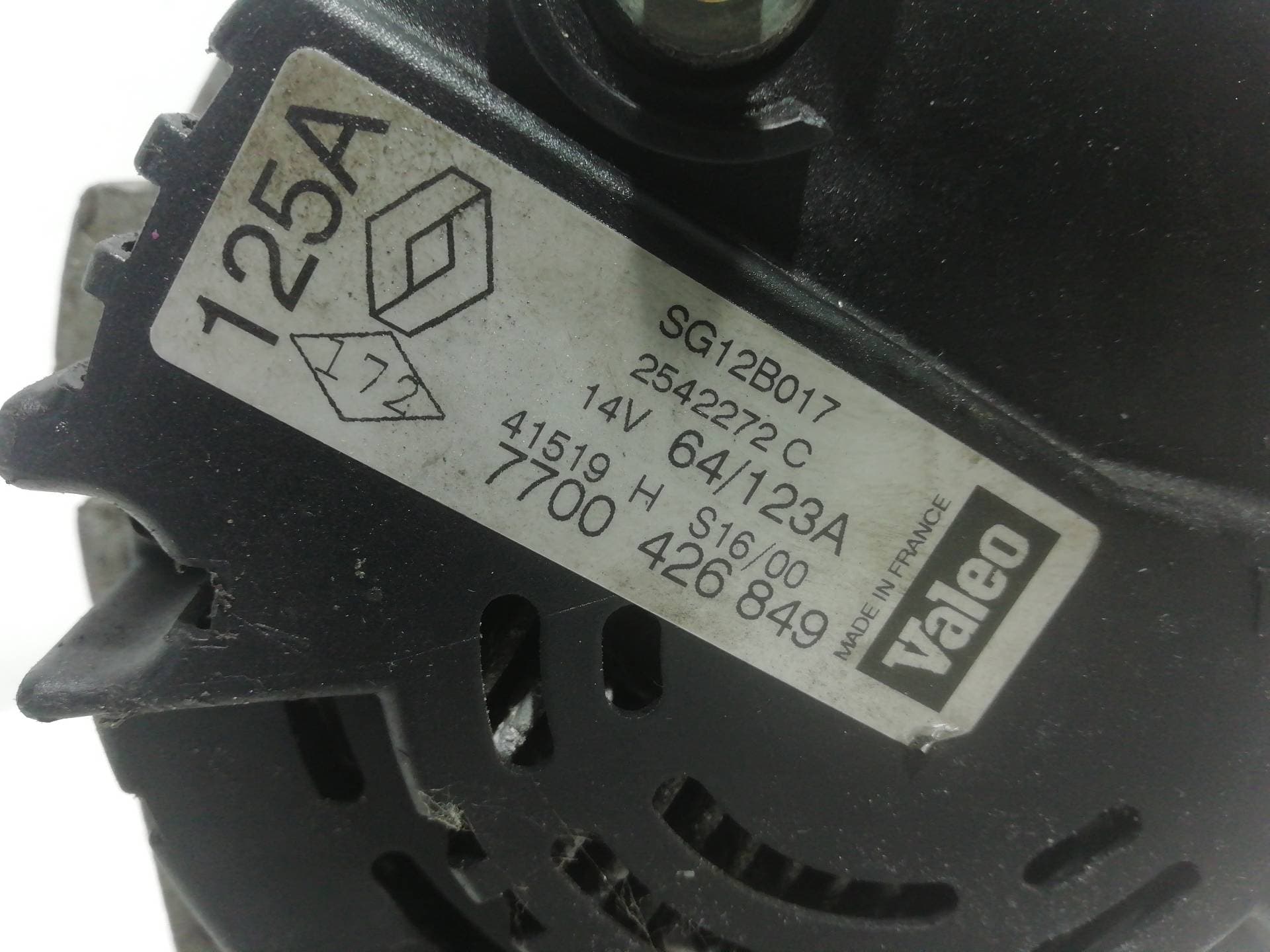 Alternador RENAULT LAGUNA II (BG0) 2