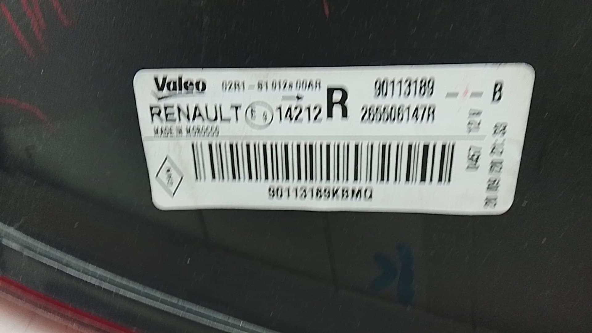 Piloto trasero derecho DACIA SANDERO 3