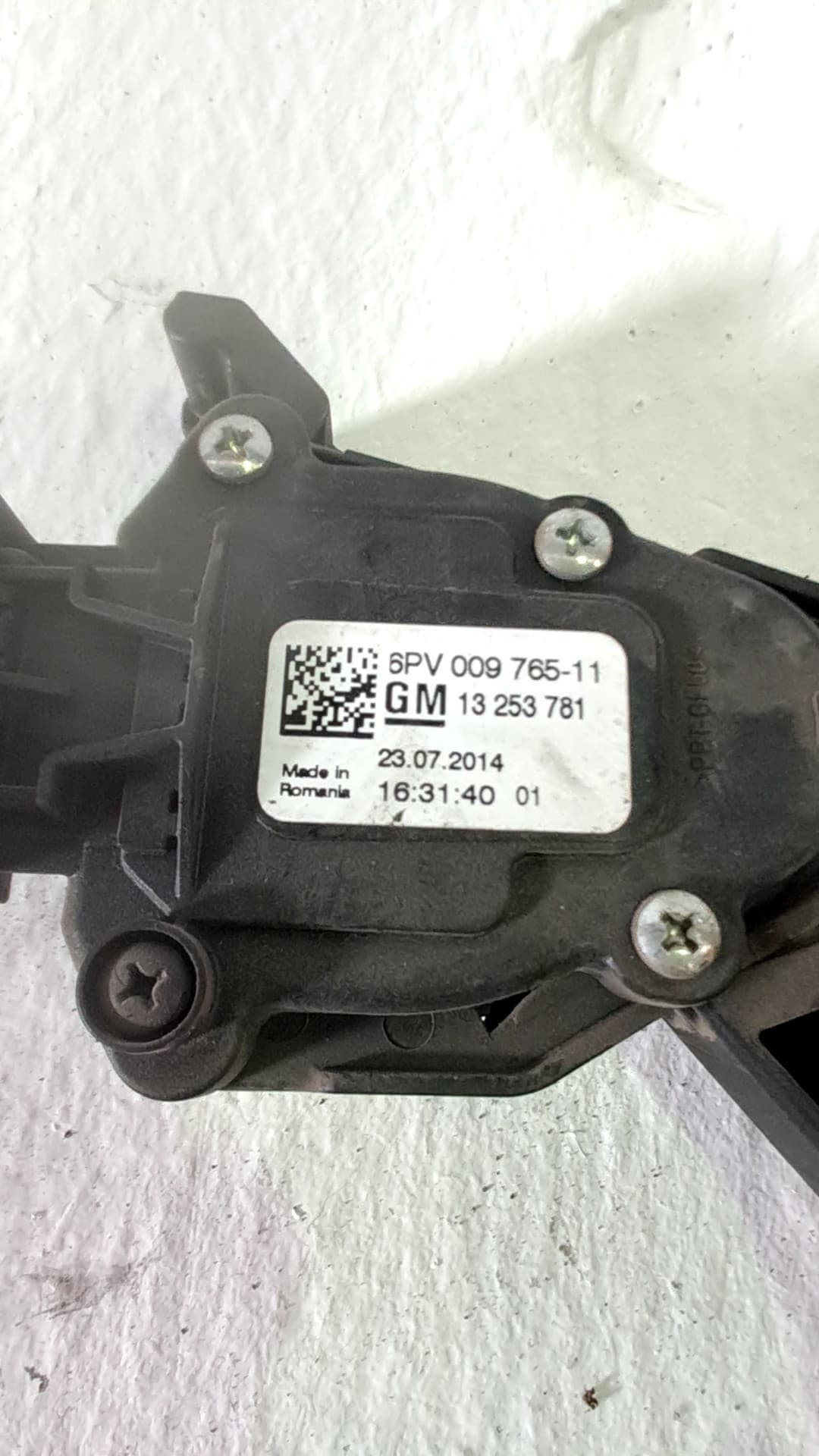 Pedal acelerador OPEL ZAFIRA TOURER C (P12) 2