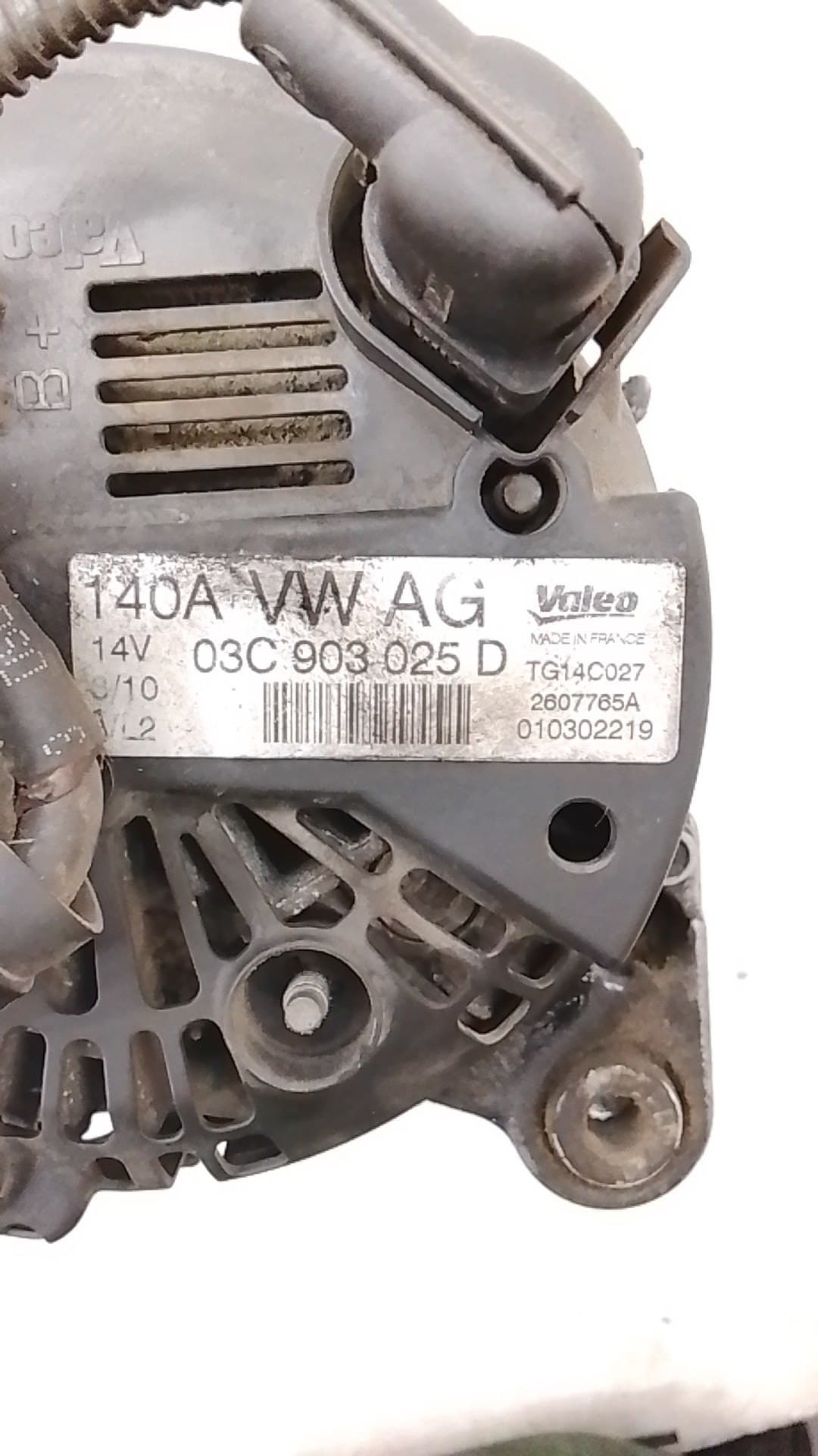 Alternador SEAT ALTEA (5P1) 5