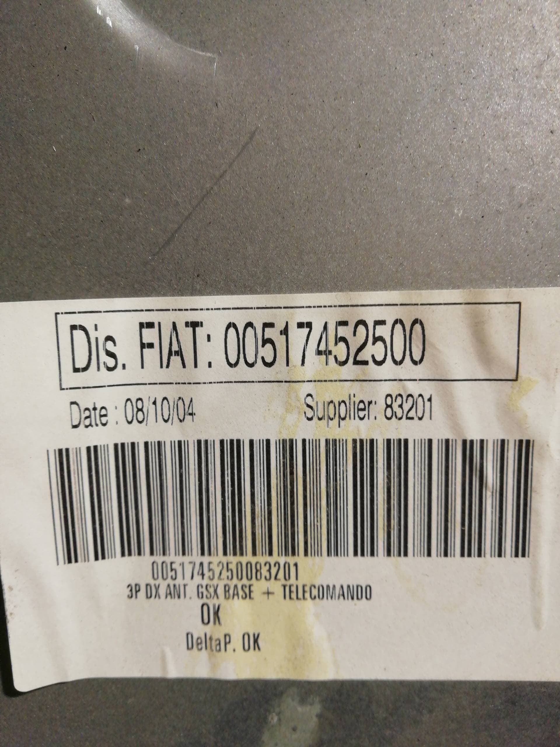 Elevalunas delantero derecho FIAT STILO (192) 5