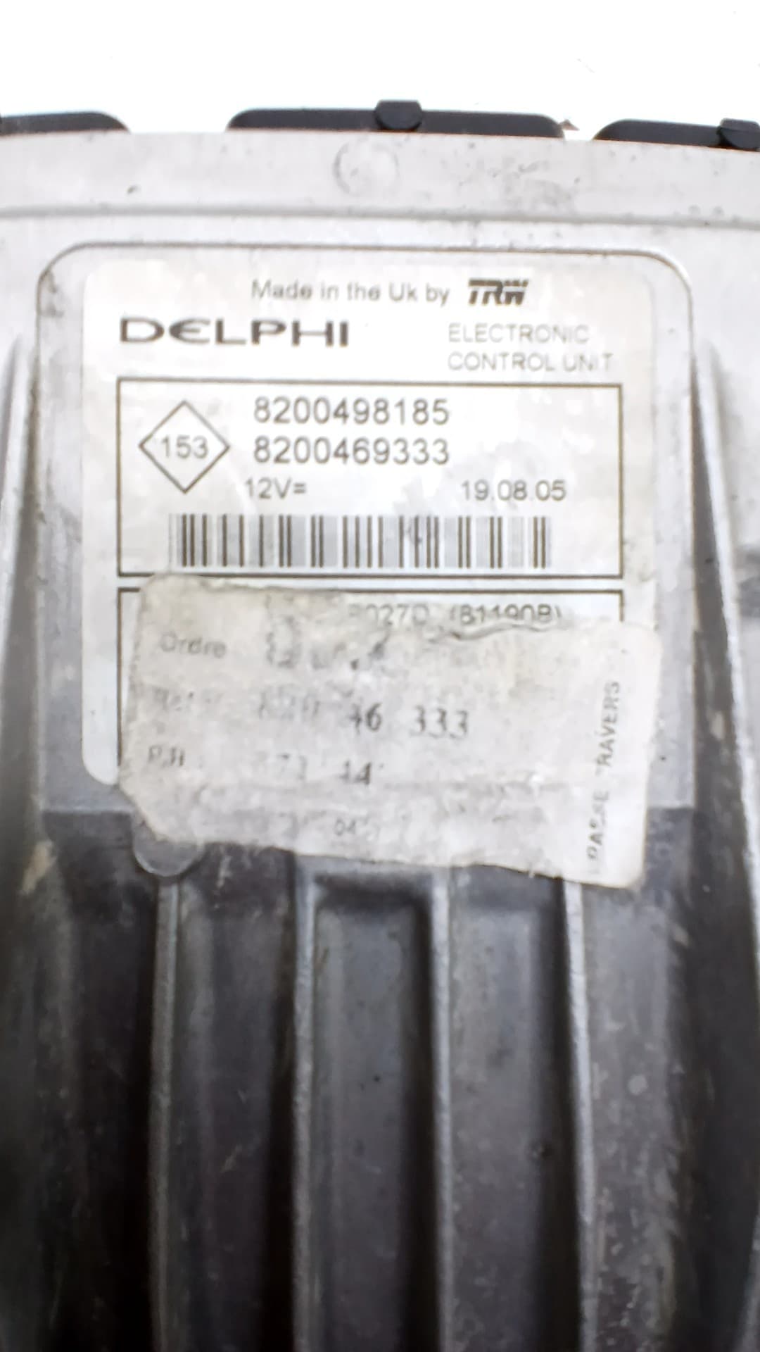 Centralita motor uce RENAULT KANGOO (KC0/1_)