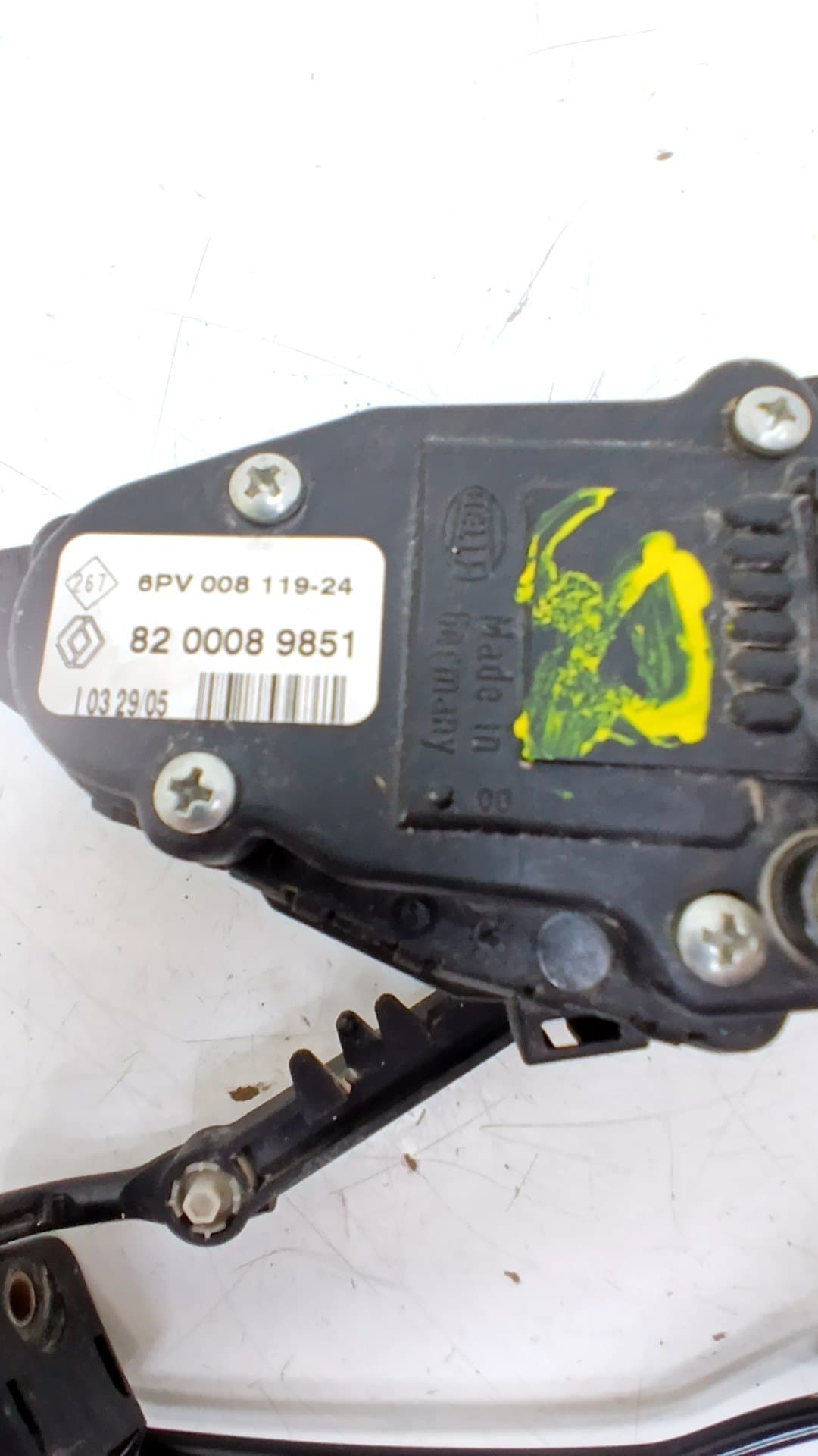 Pedal acelerador RENAULT KANGOO (KC0/1_) 2