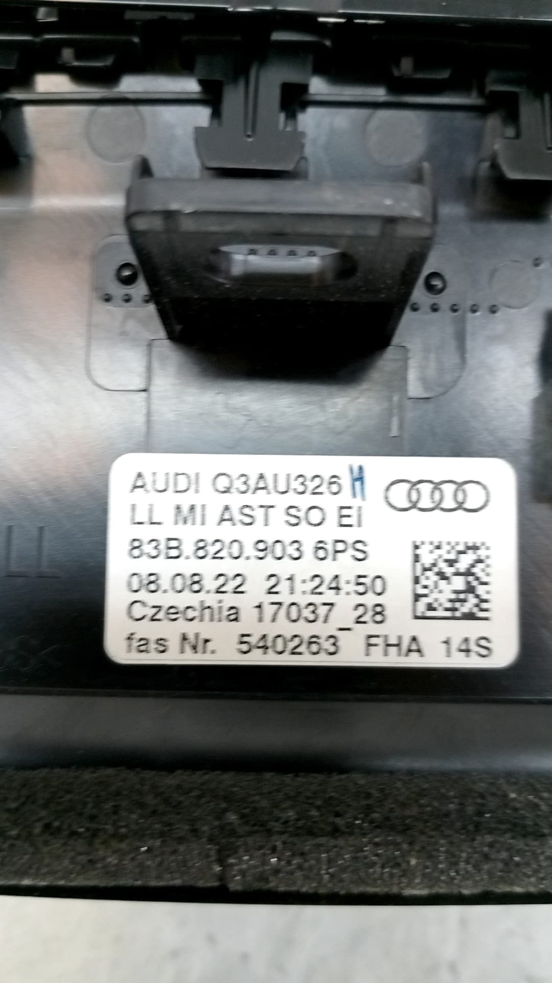 Recambio AUDI Q3 SPORTBACK (F3N) ref. 83B8209036PS 2