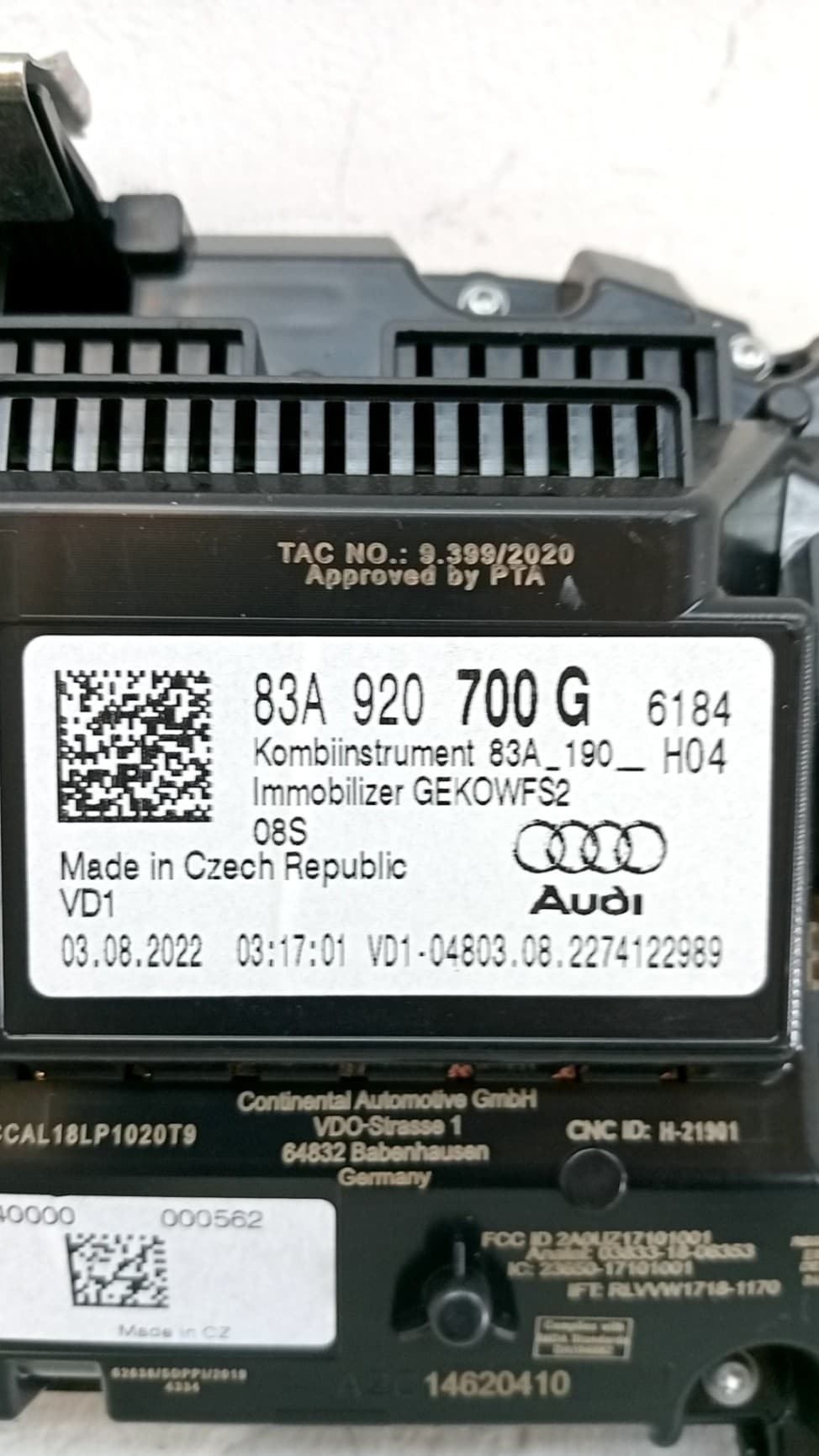 Cuadro instrumentos AUDI Q3 SPORTBACK (F3N) 2