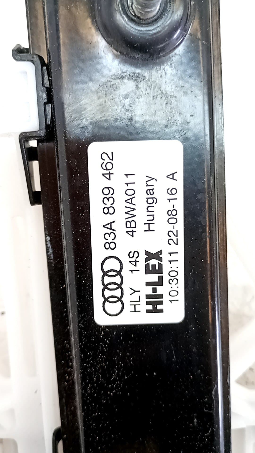 Elevalunas trasero derecho AUDI Q3 SPORTBACK (F3N) 3