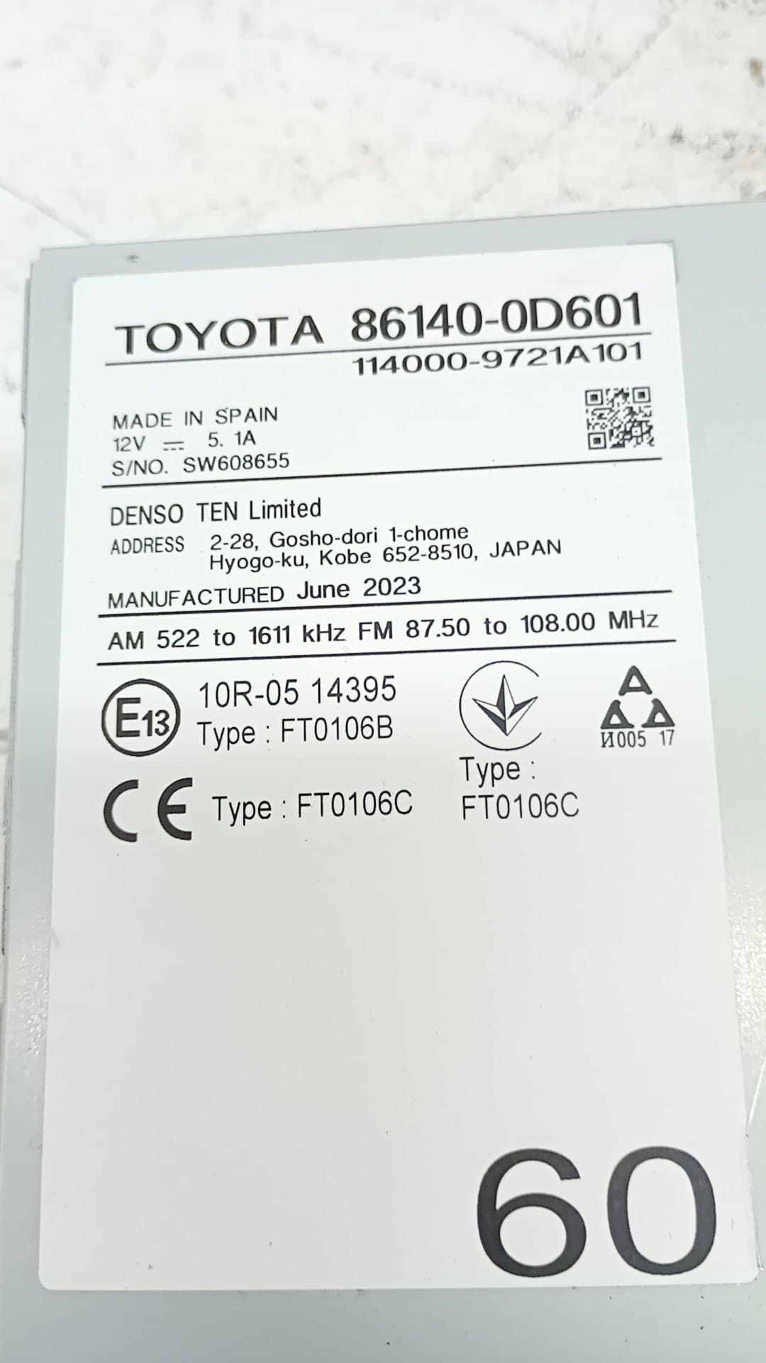 Pantalla multifuncion TOYOTA YARIS 3