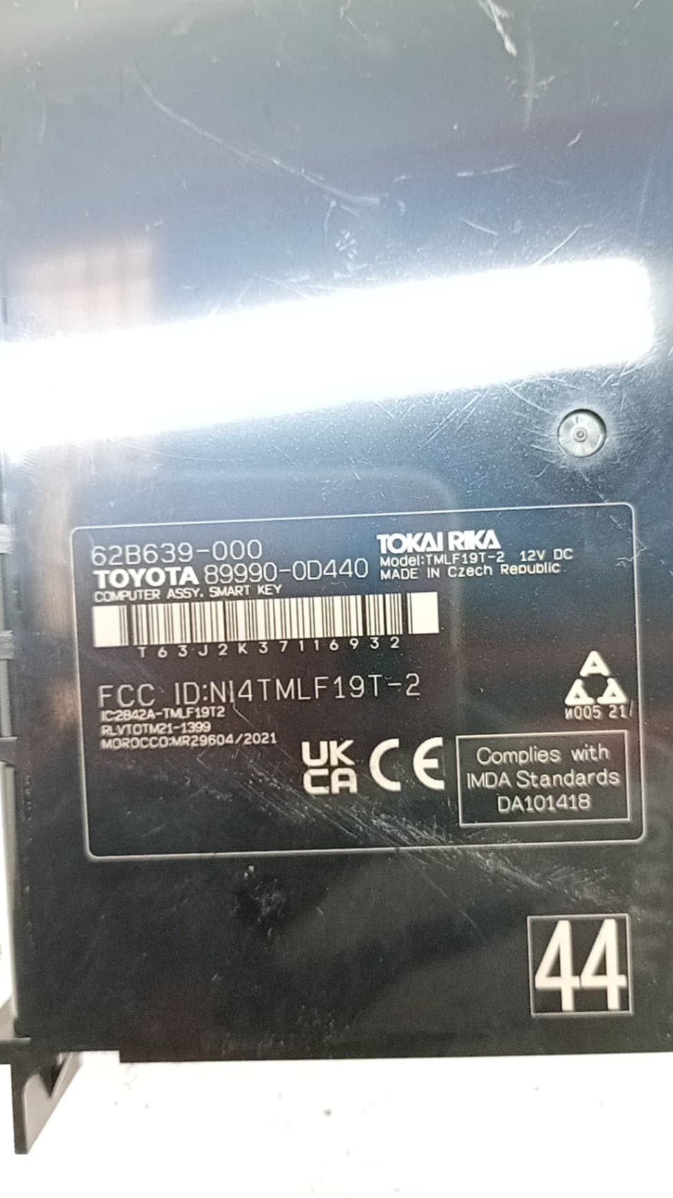 Modulo electronico TOYOTA YARIS 3