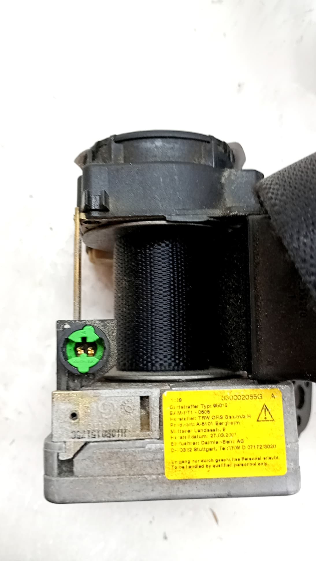 Cinturon seguridad delantero izquierdo MERCEDES-BENZ CLASE C (W203) BERLINA 2