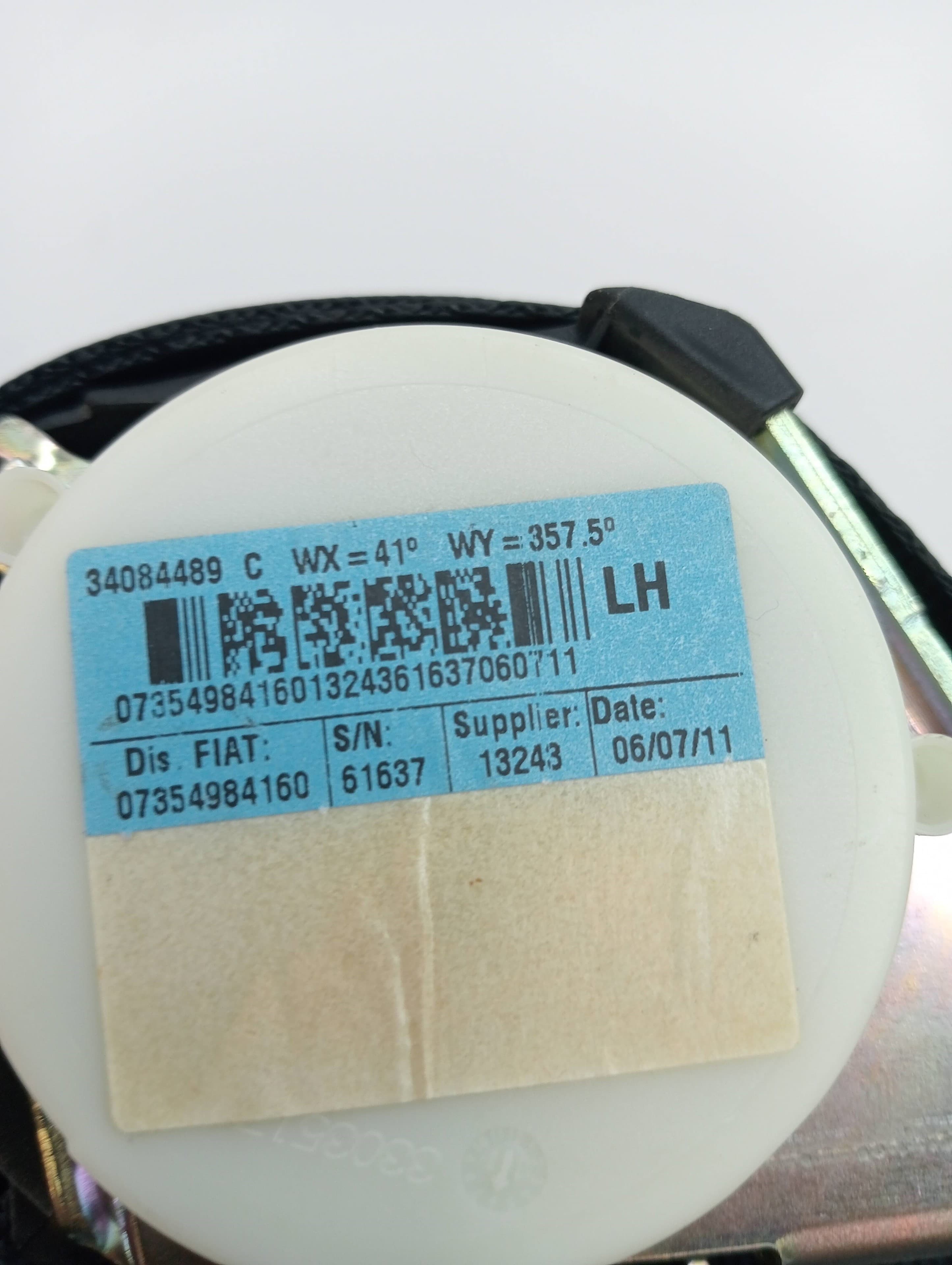 Cinturon seguridad trasero izquierdo FORD KA (CCU) 2