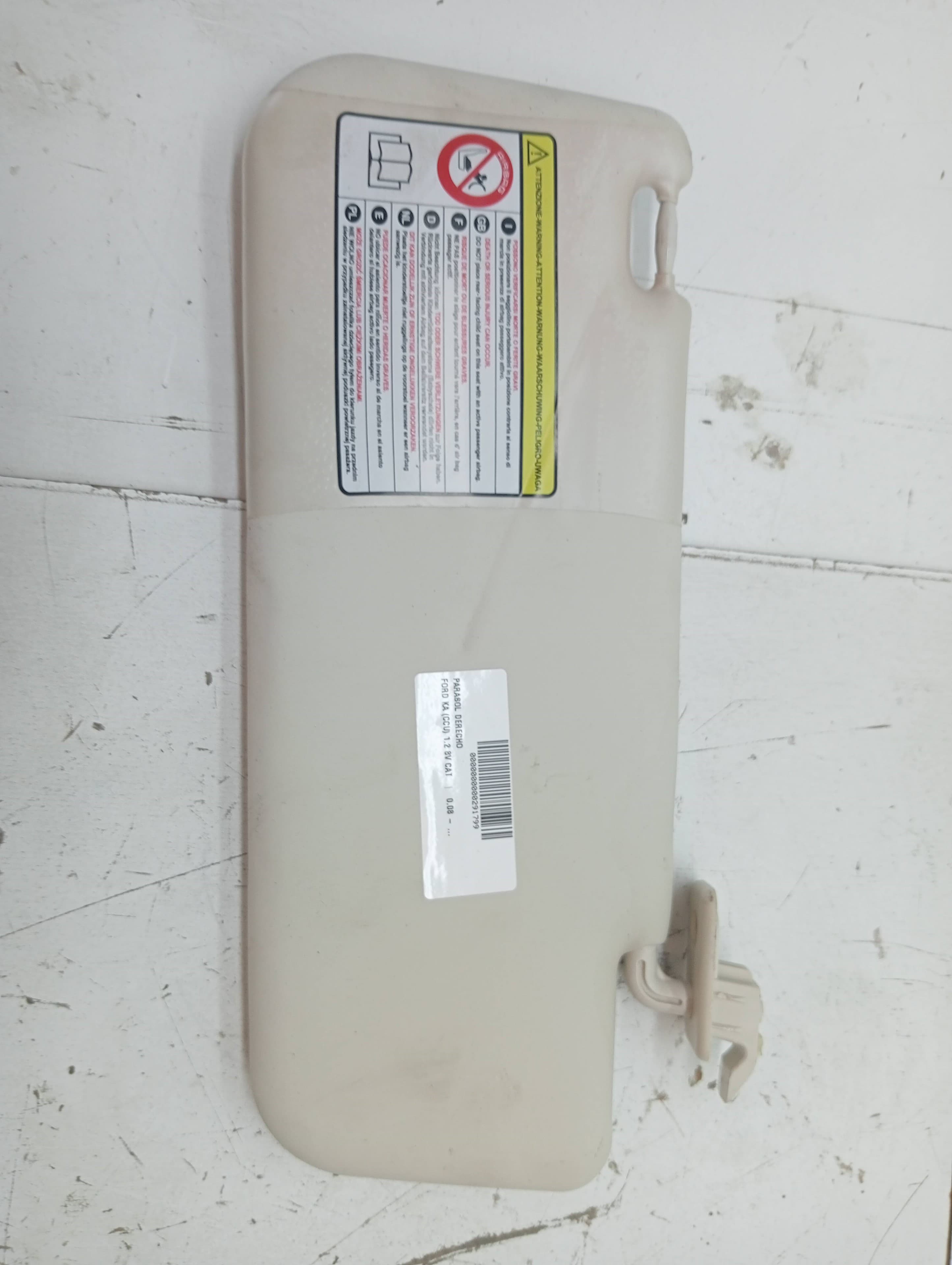 Parasol derecho FORD KA (CCU)