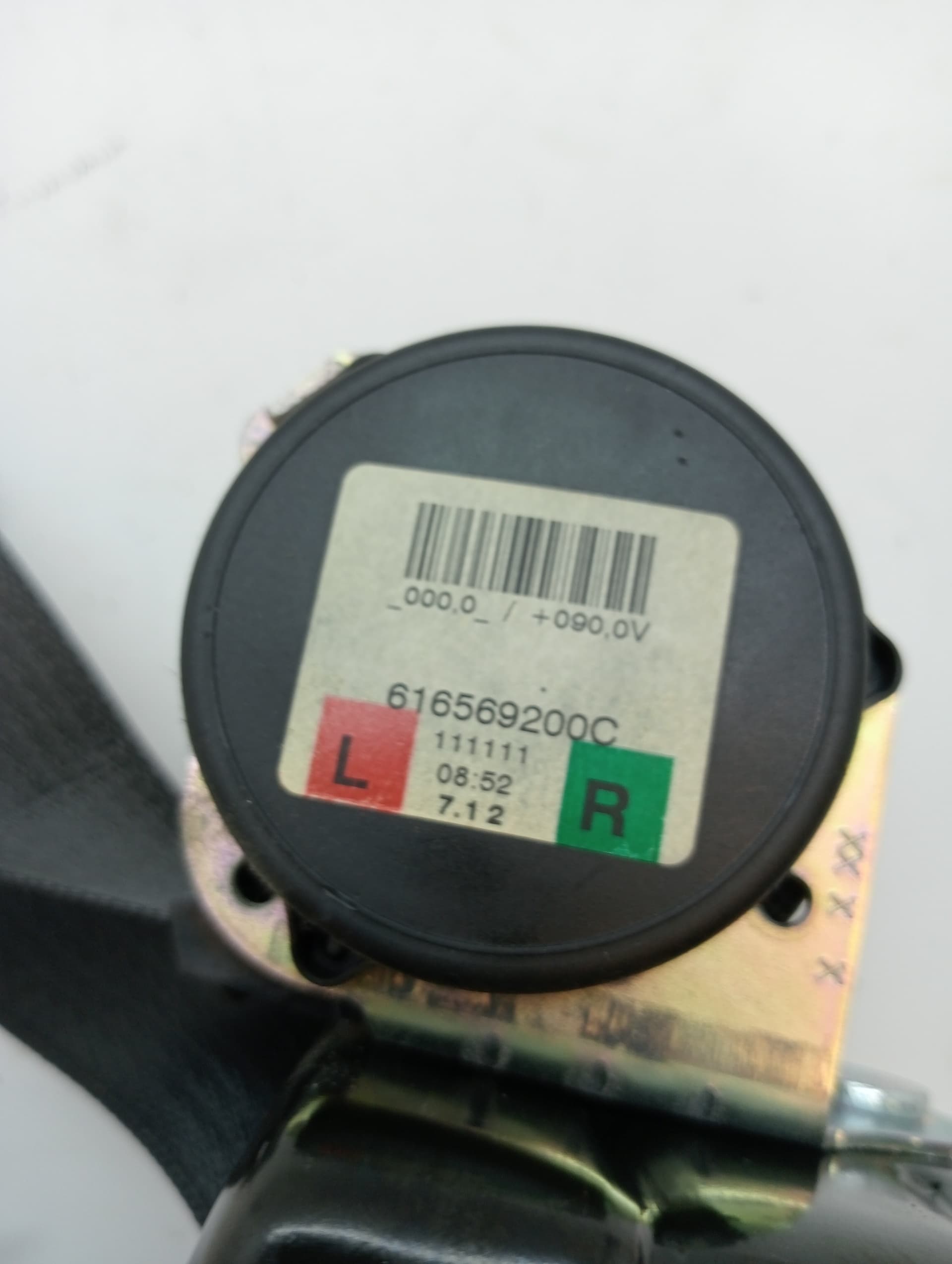 Cinturon seguridad trasero derecho OPEL ASTRA J LIM. 2