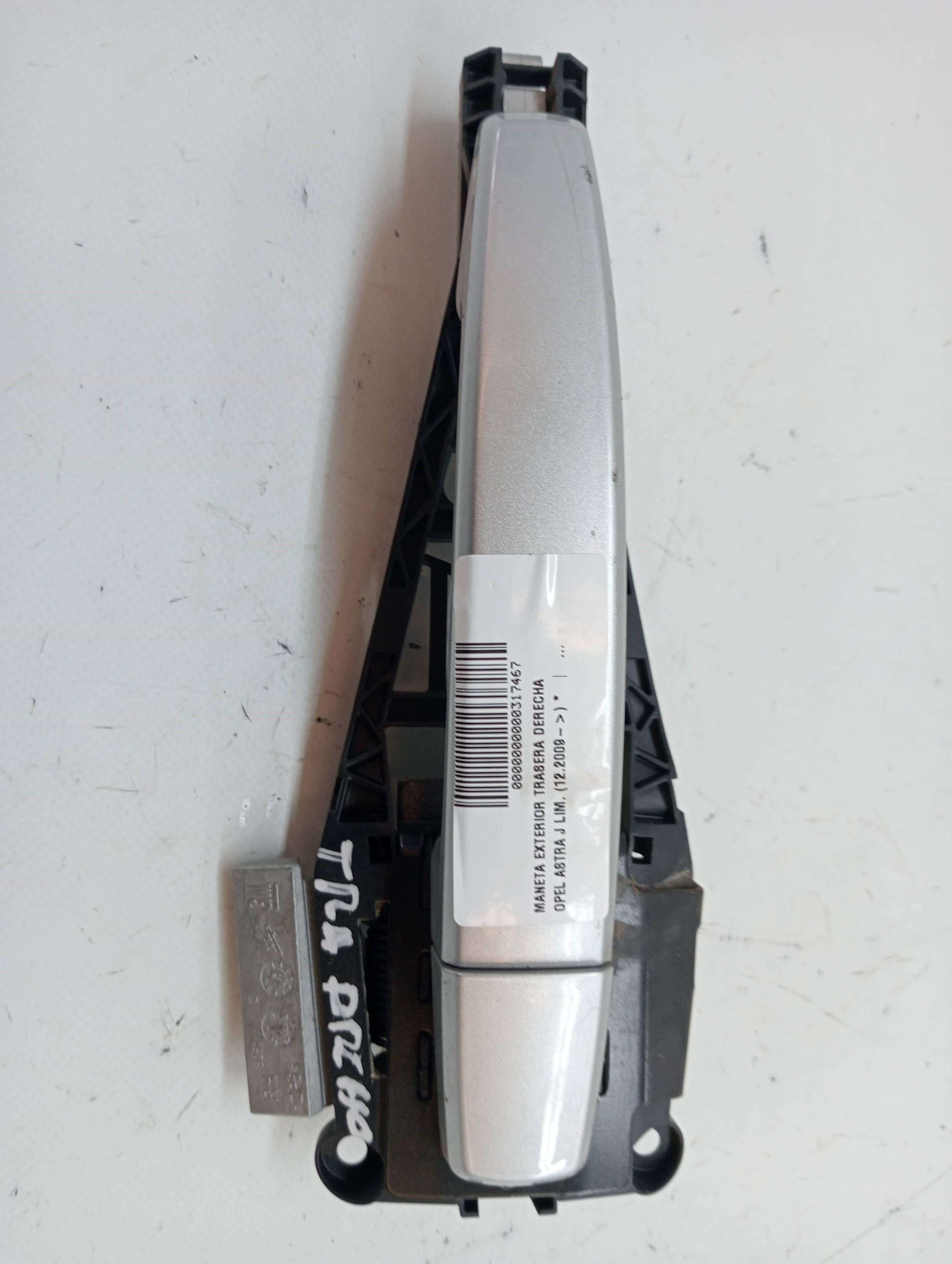 Maneta exterior trasera derecha OPEL ASTRA J LIM.