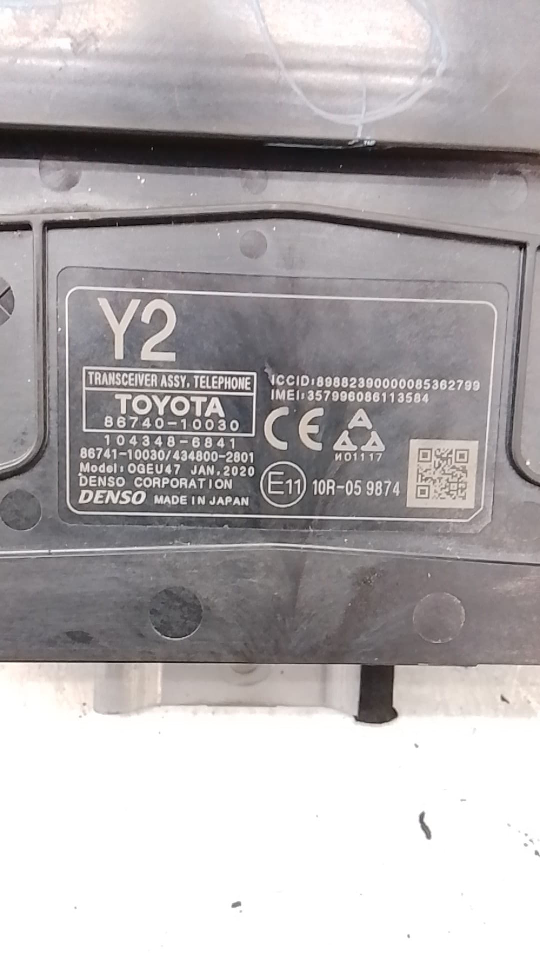 Modulo electronico TOYOTA C-HR 4