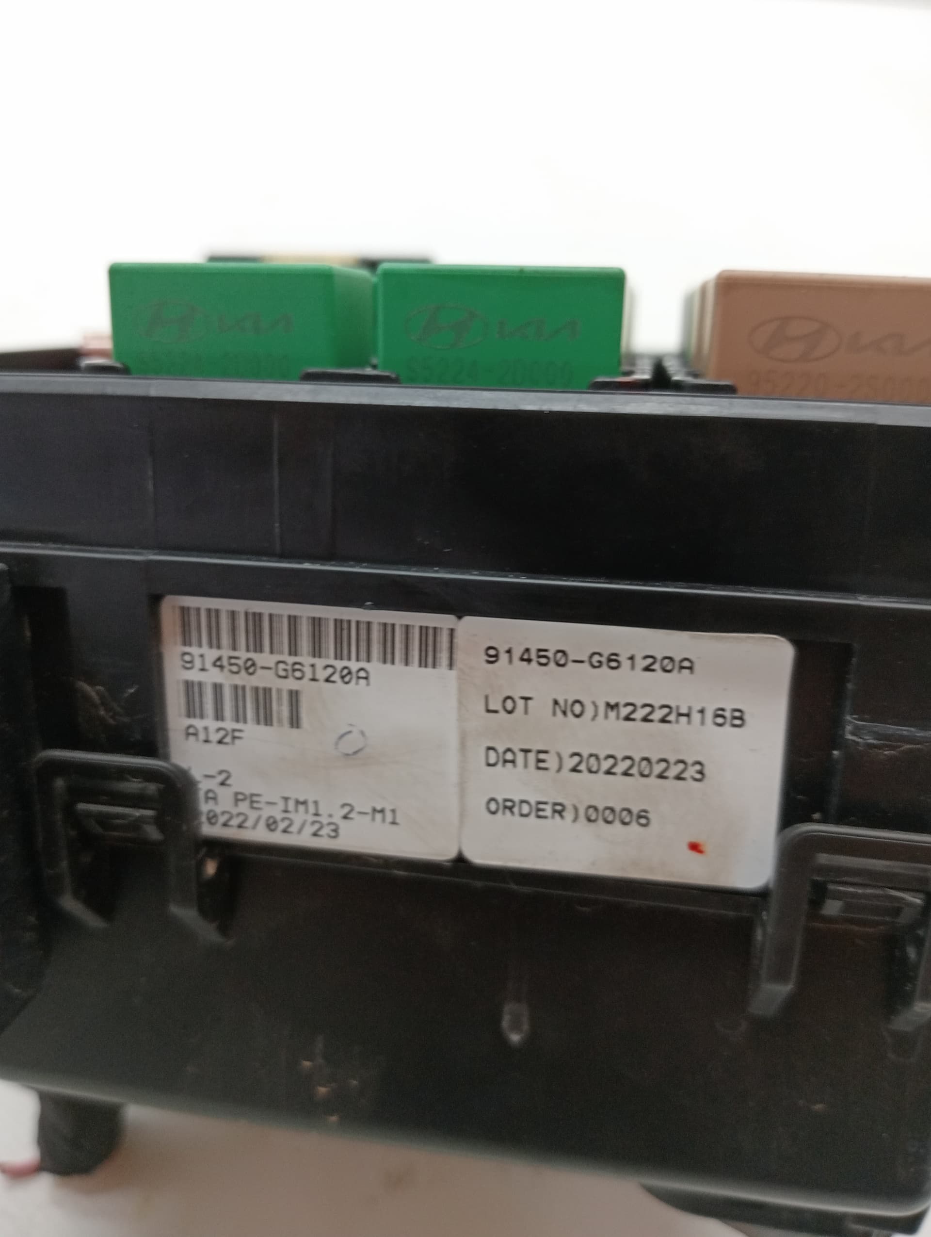 Caja reles / fusibles KIA PICANTO (JA) 3