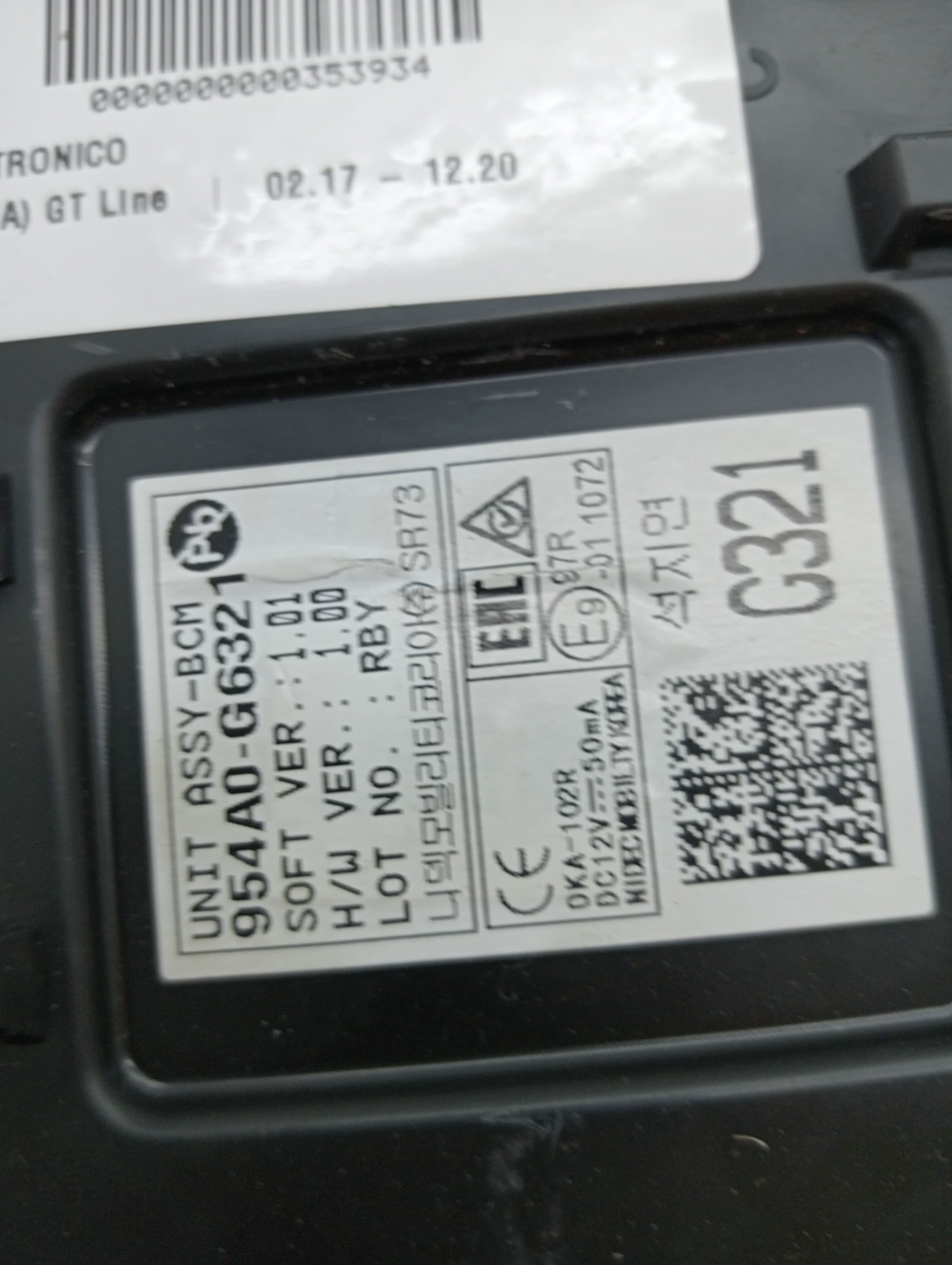 Modulo electronico KIA PICANTO (JA) 3