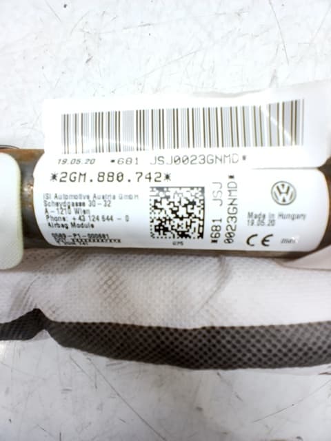 Airbag cortina delantero derecho VOLKSWAGEN T-CROSS 3