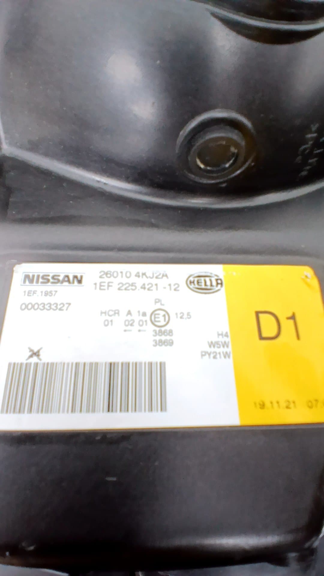 Faro derecho NISSAN NAVARA 2