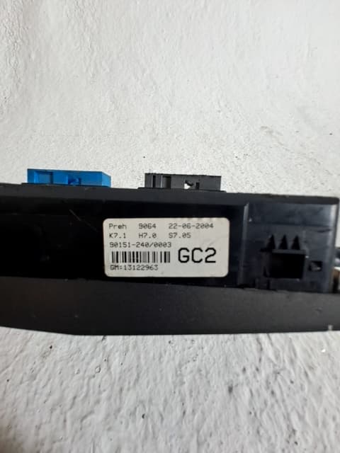 Mando climatizador OPEL ASTRA H BER.