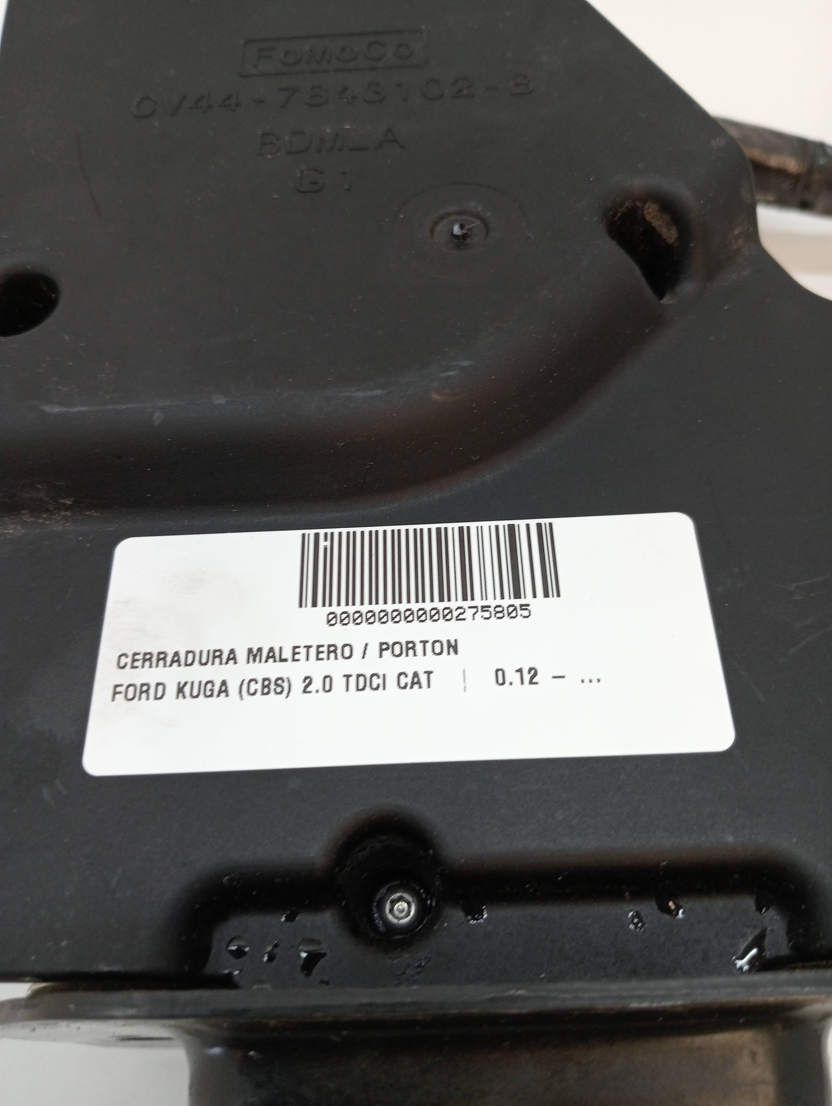 Cerradura maletero / porton FORD KUGA (CBS) 3