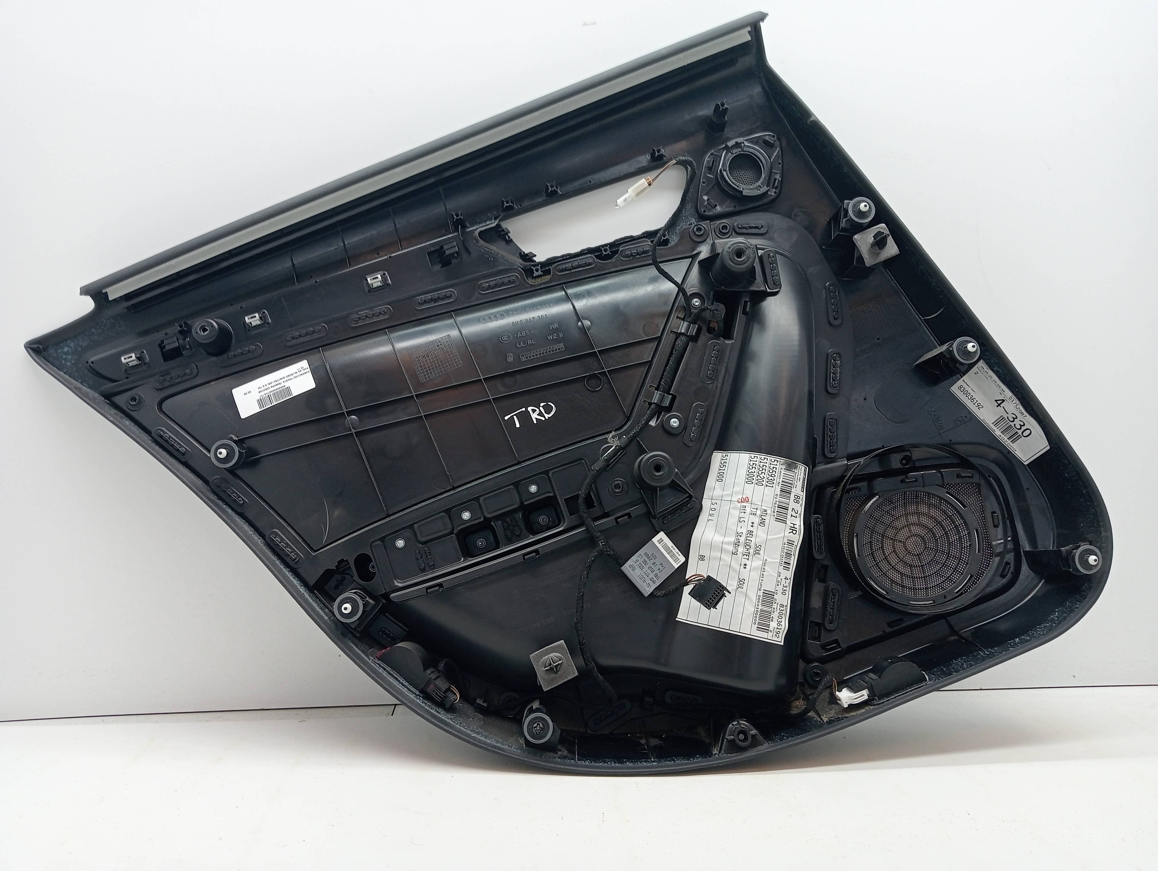 Guarnecido puerta trasera derecha AUDI A4 ALLROAD QUATTRO (8K) 4