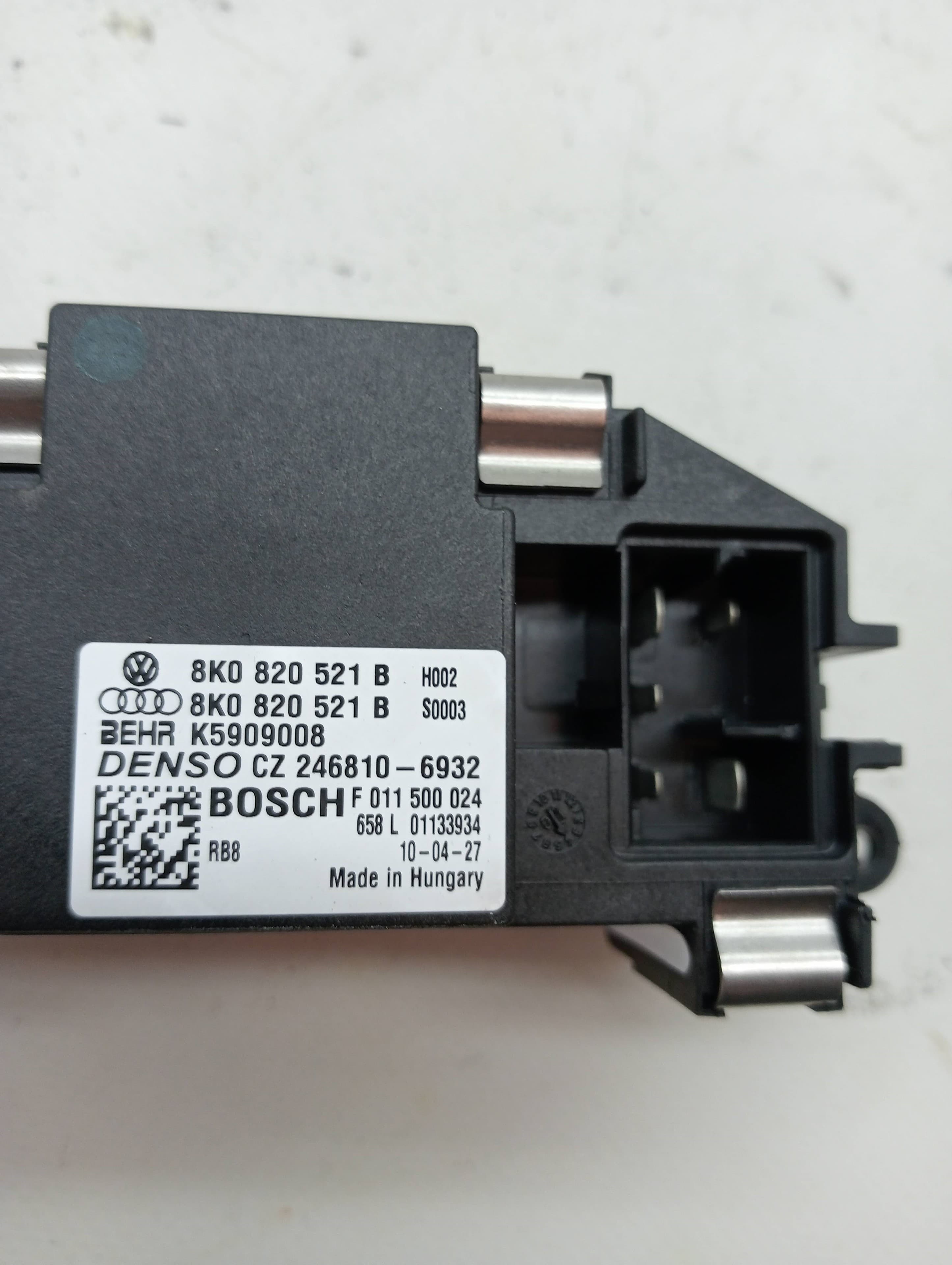Resistencia calefaccion AUDI A4 ALLROAD QUATTRO (8K) 2