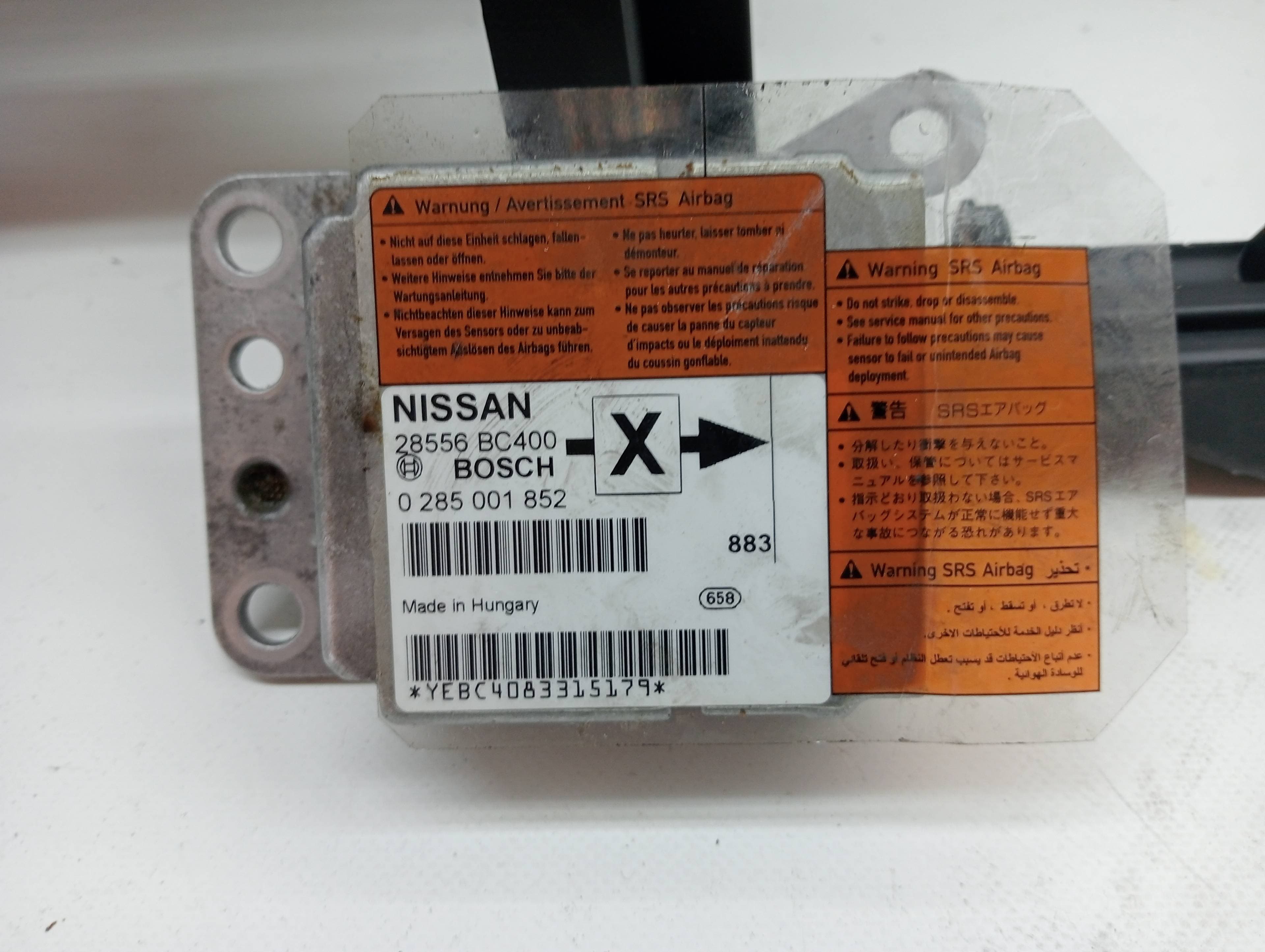 Kit airbag NISSAN MICRA (K12E) 4