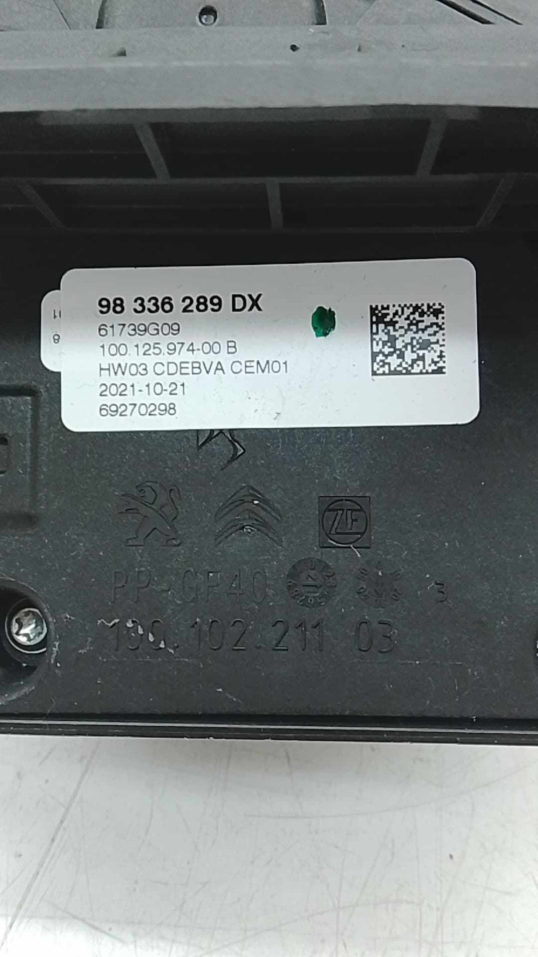 Palanca cambio DS 7 CROSSBACK 2
