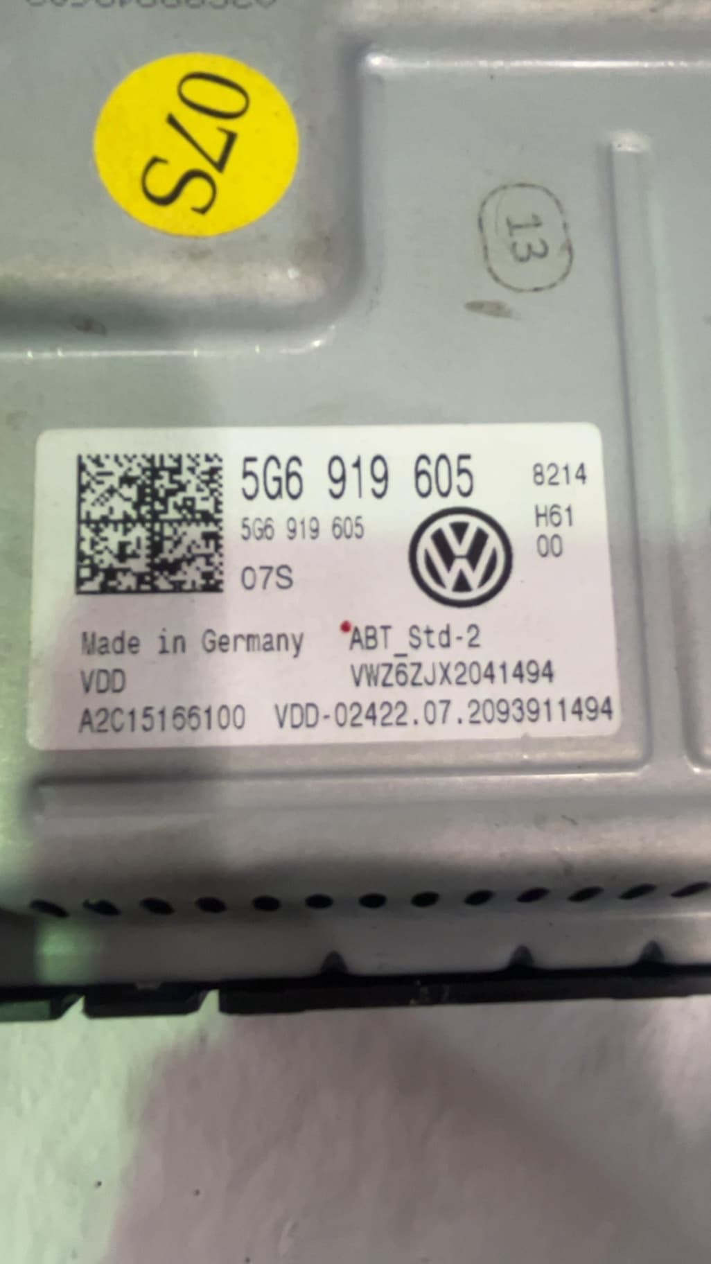 Pantalla multifuncion VOLKSWAGEN POLO 2