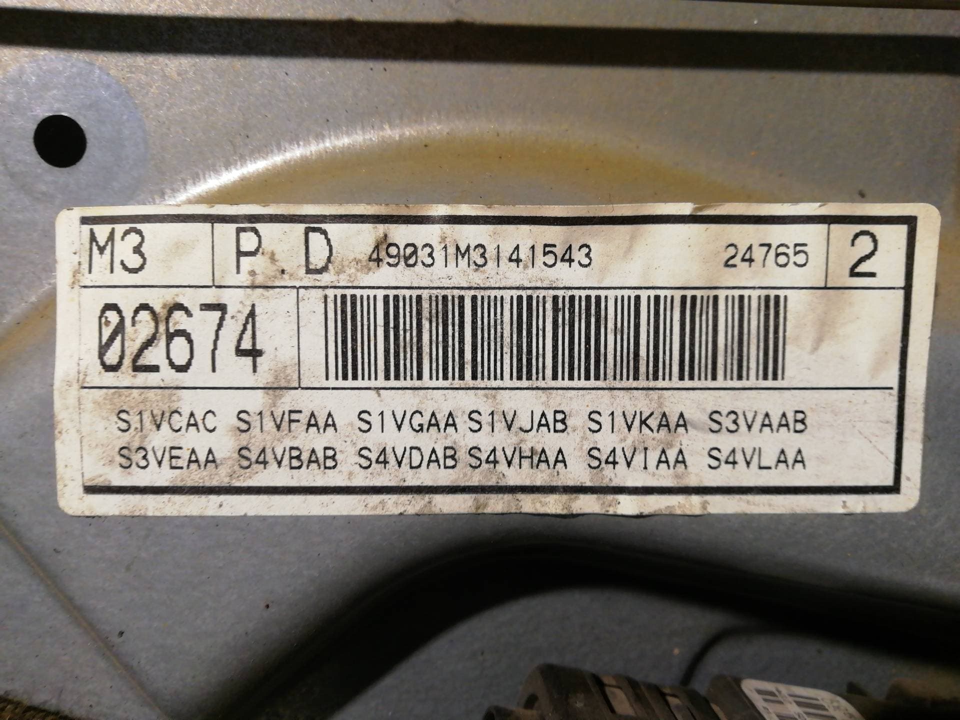 Elevalunas trasero derecho SEAT LEON (1M1) 5