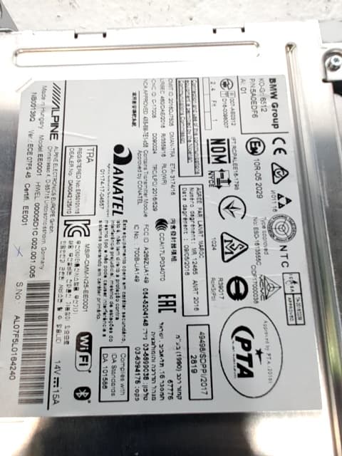 Sistema audio / radio cd BMW I3 (I01) 2