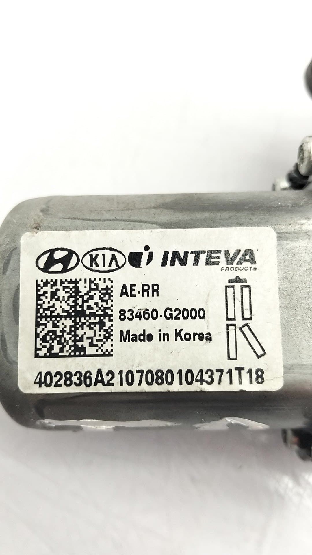 Motor elevalunas trasero derecho HYUNDAI IONIQ 2
