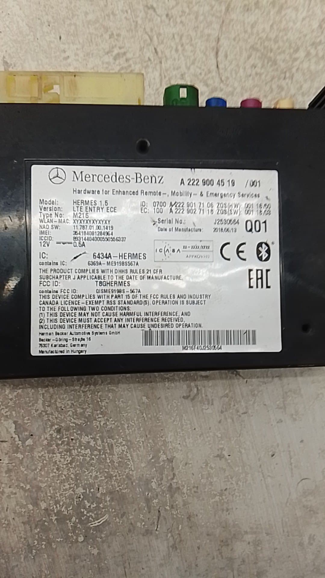 Modulo electronico MERCEDES-BENZ CLASE GLC (W253) 4