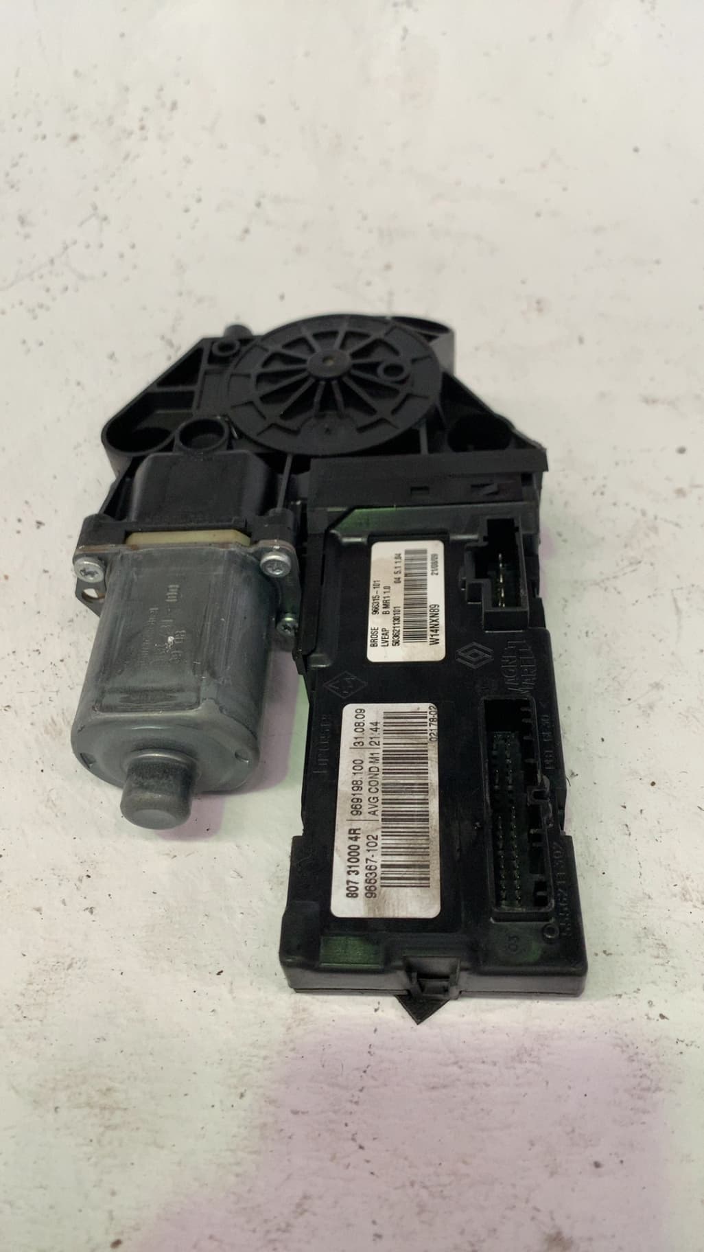 Motor elevalunas trasero izquierdo RENAULT SCENIC III 2