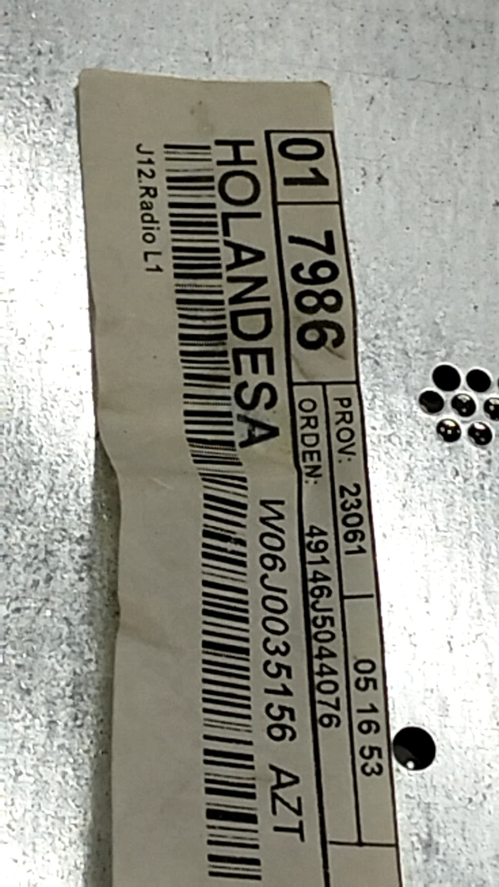 Sistema audio / radio cd SEAT IBIZA 4