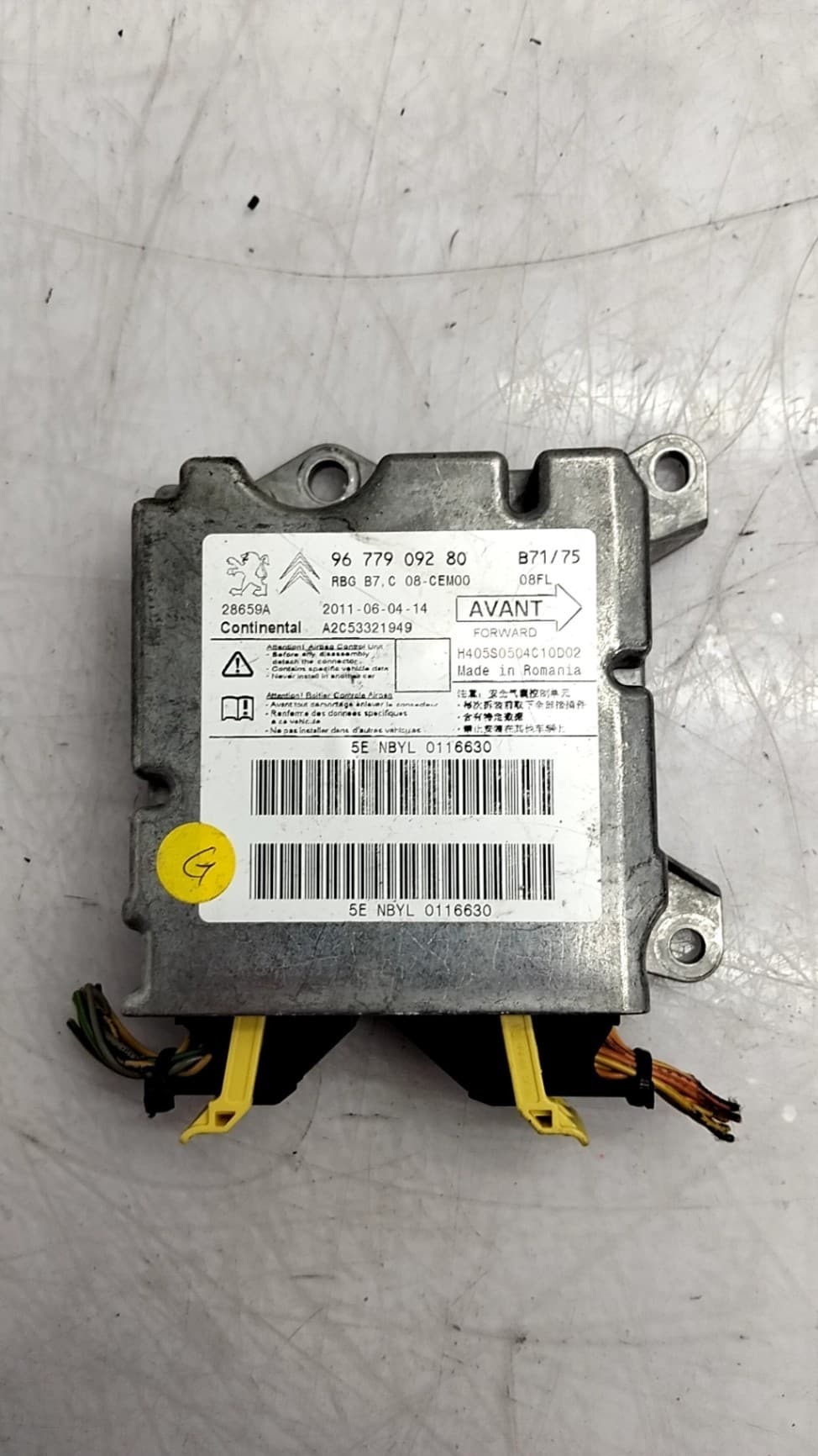 Centralita airbag CITROEN C4 PICASSO