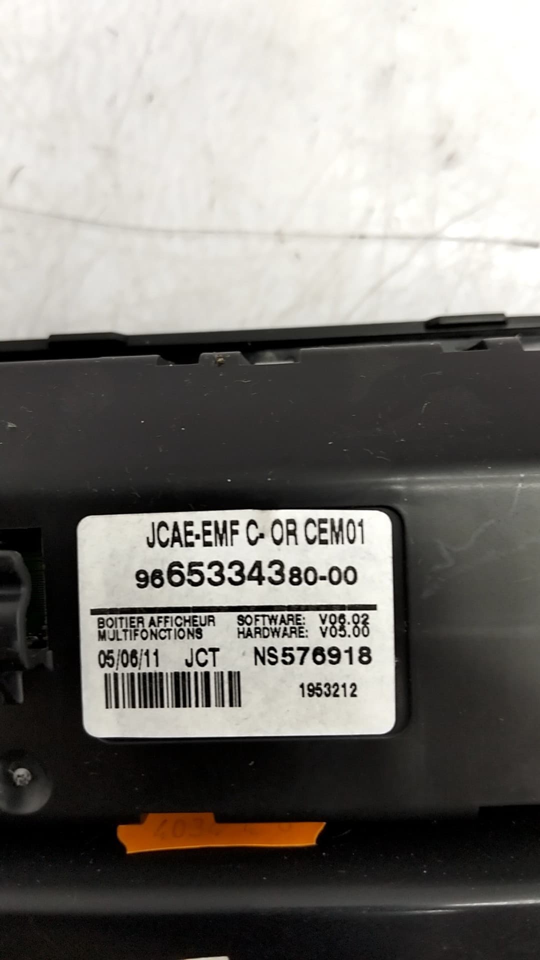 Pantalla multifuncion CITROEN C4 PICASSO 2