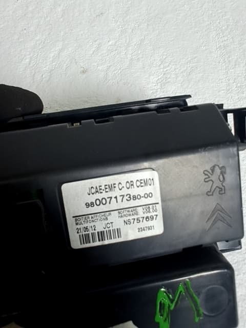 Pantalla multifuncion CITROEN C4 II (NC_)