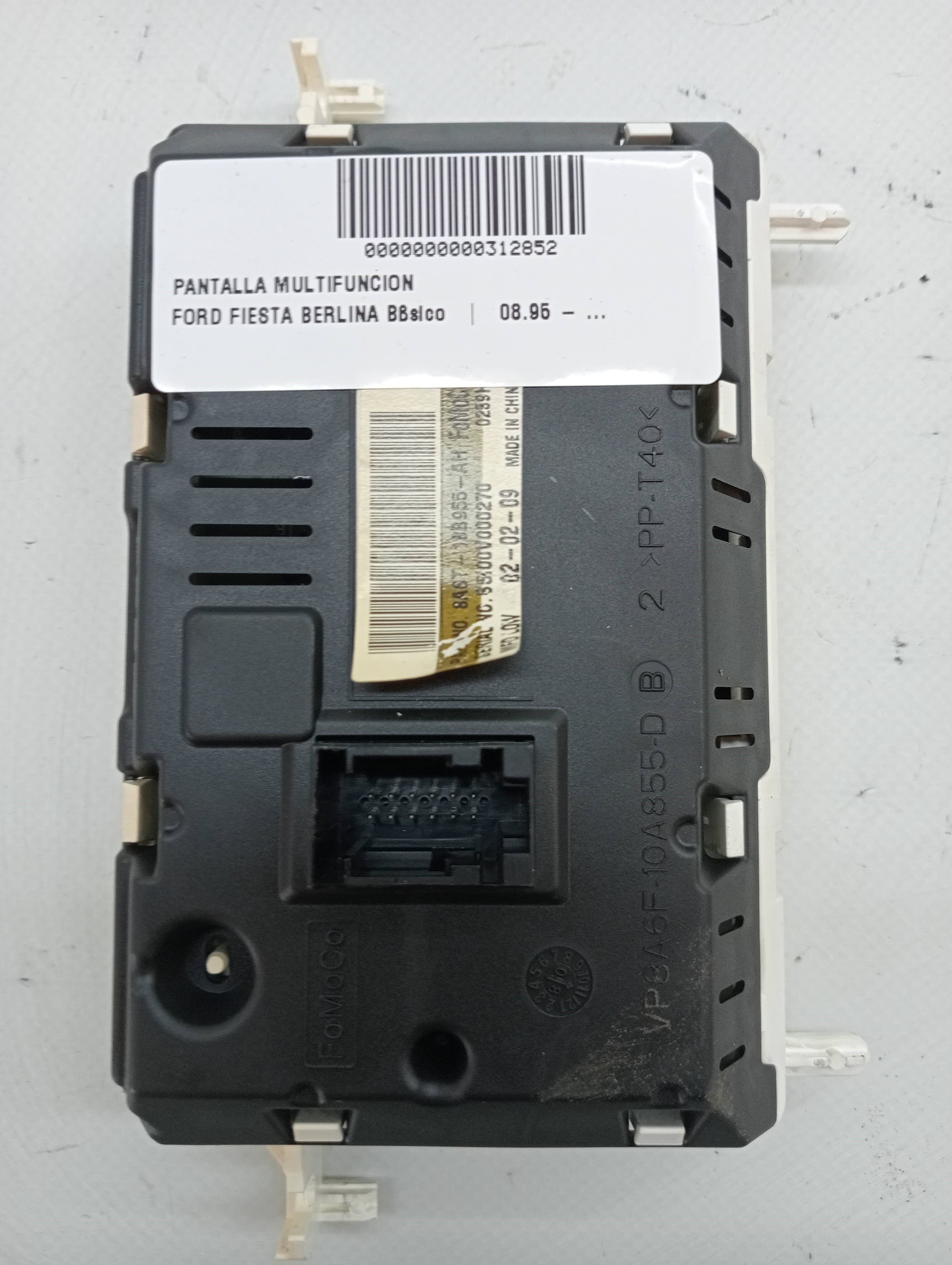 Pantalla multifuncion FORD FIESTA BERLINA