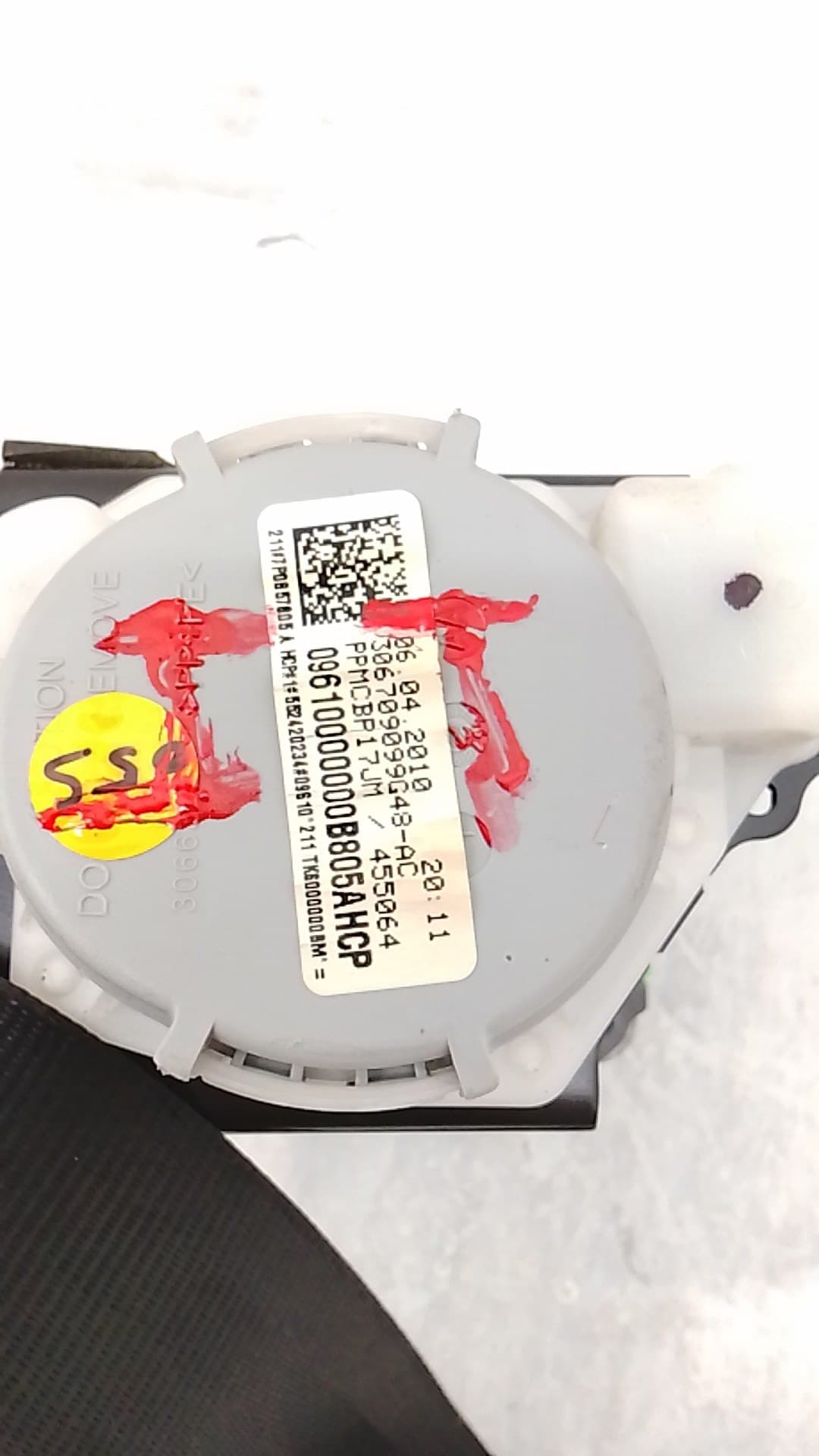 Cinturon seguridad trasero izquierdo PORSCHE CAYENNE (9PA) 5