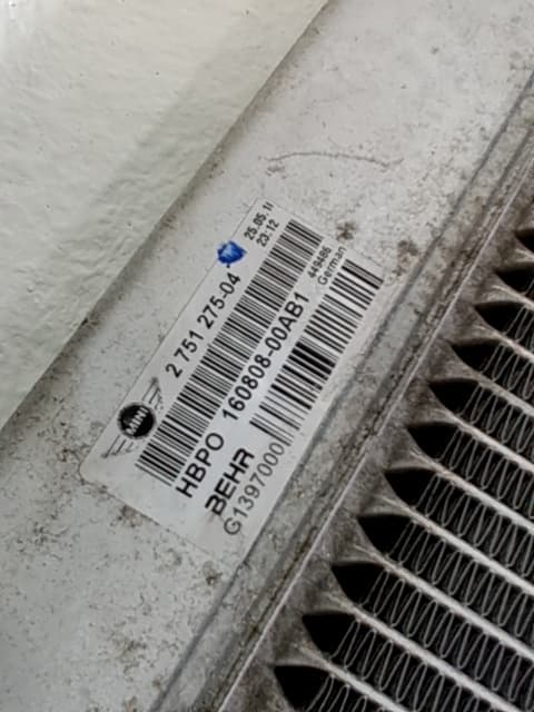 Radiador agua MINI CLUBMAN (R55)