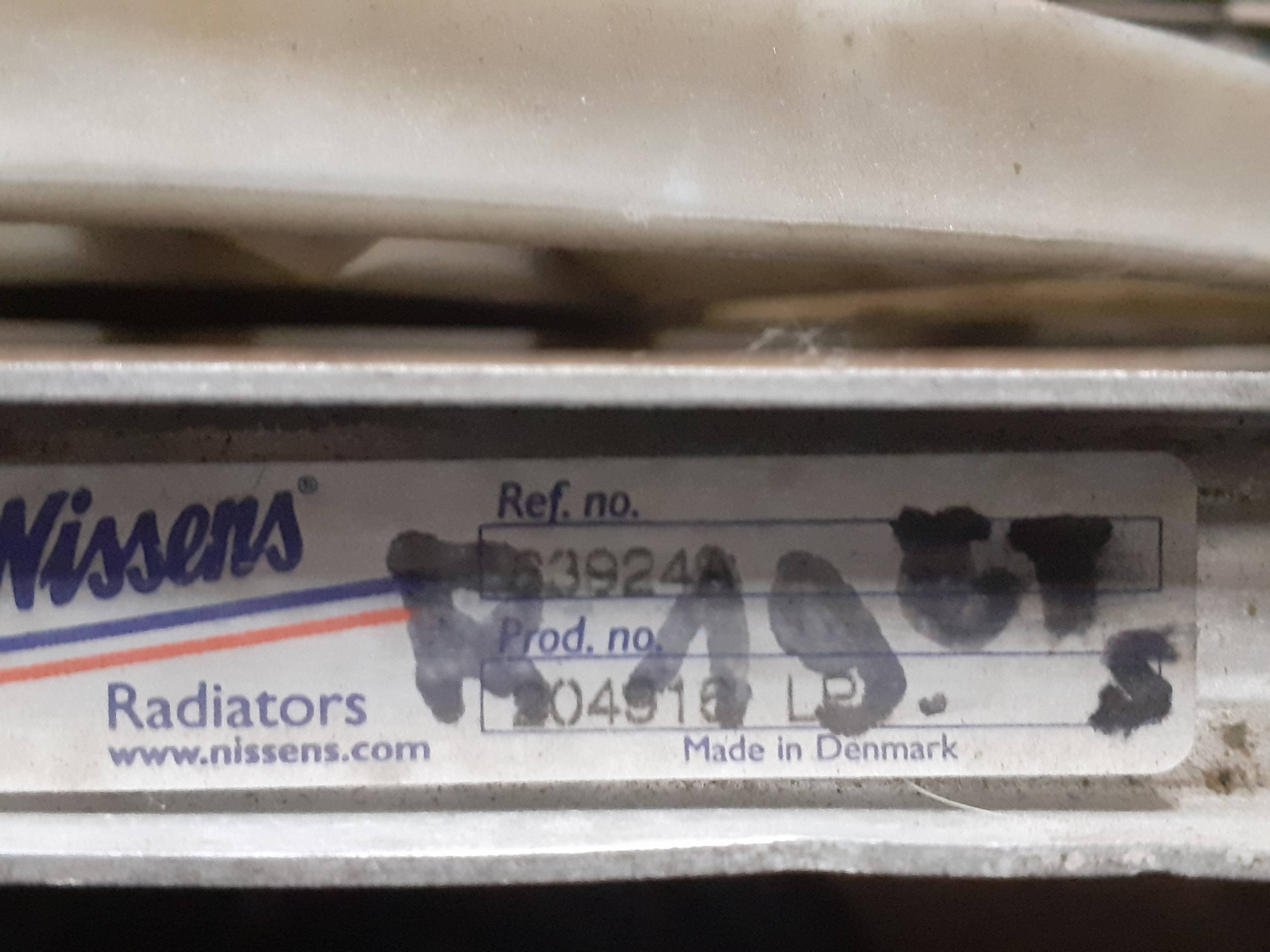 Radiador agua RENAULT 19 (B/C/L53) 2